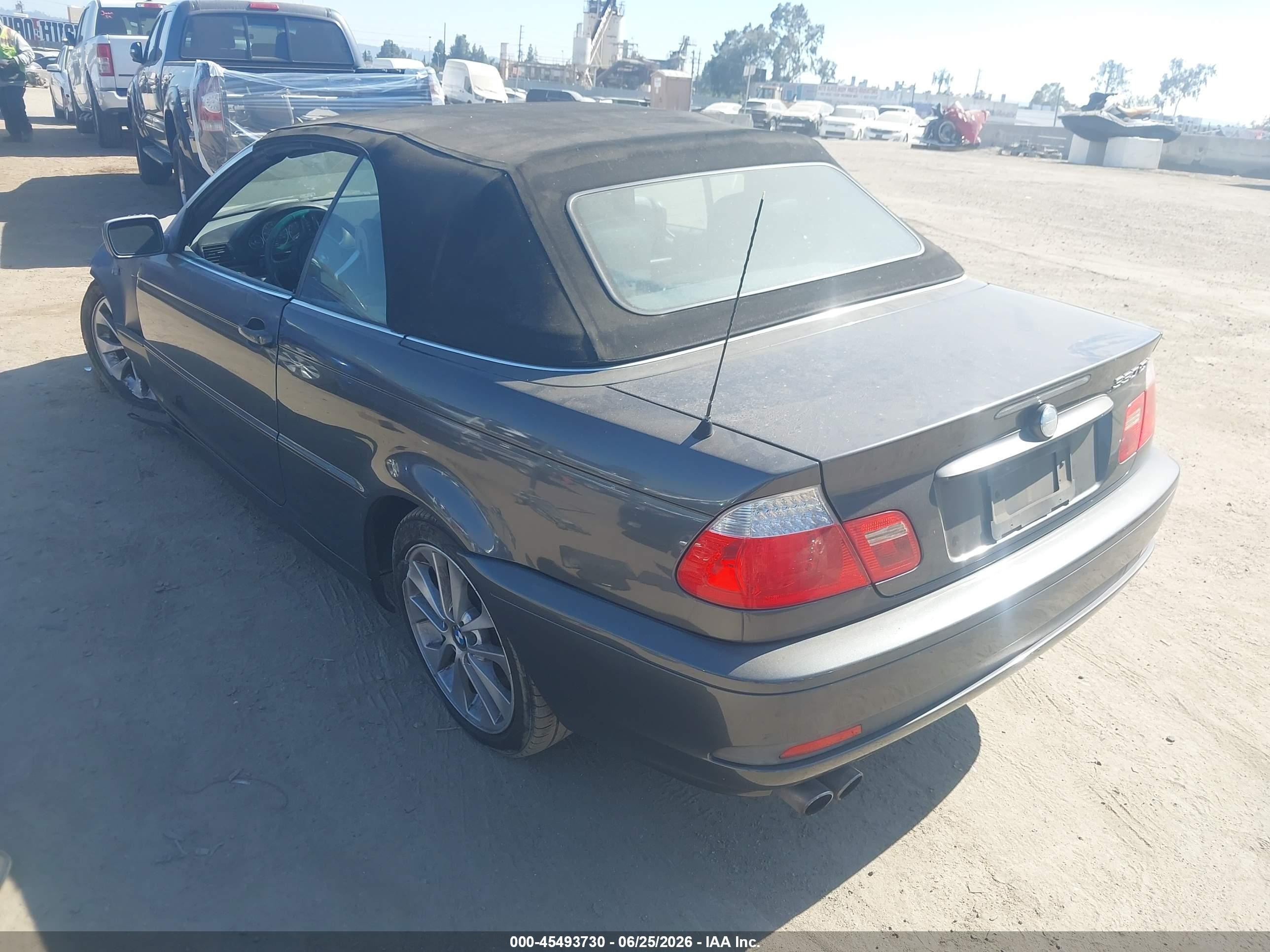 2006 Bmw 330ci   Gray vin: WBABW53436PZ40406