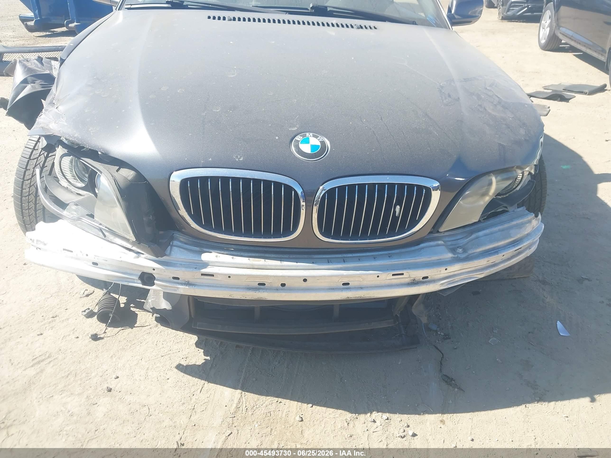 2006 Bmw 330ci   Gray vin: WBABW53436PZ40406