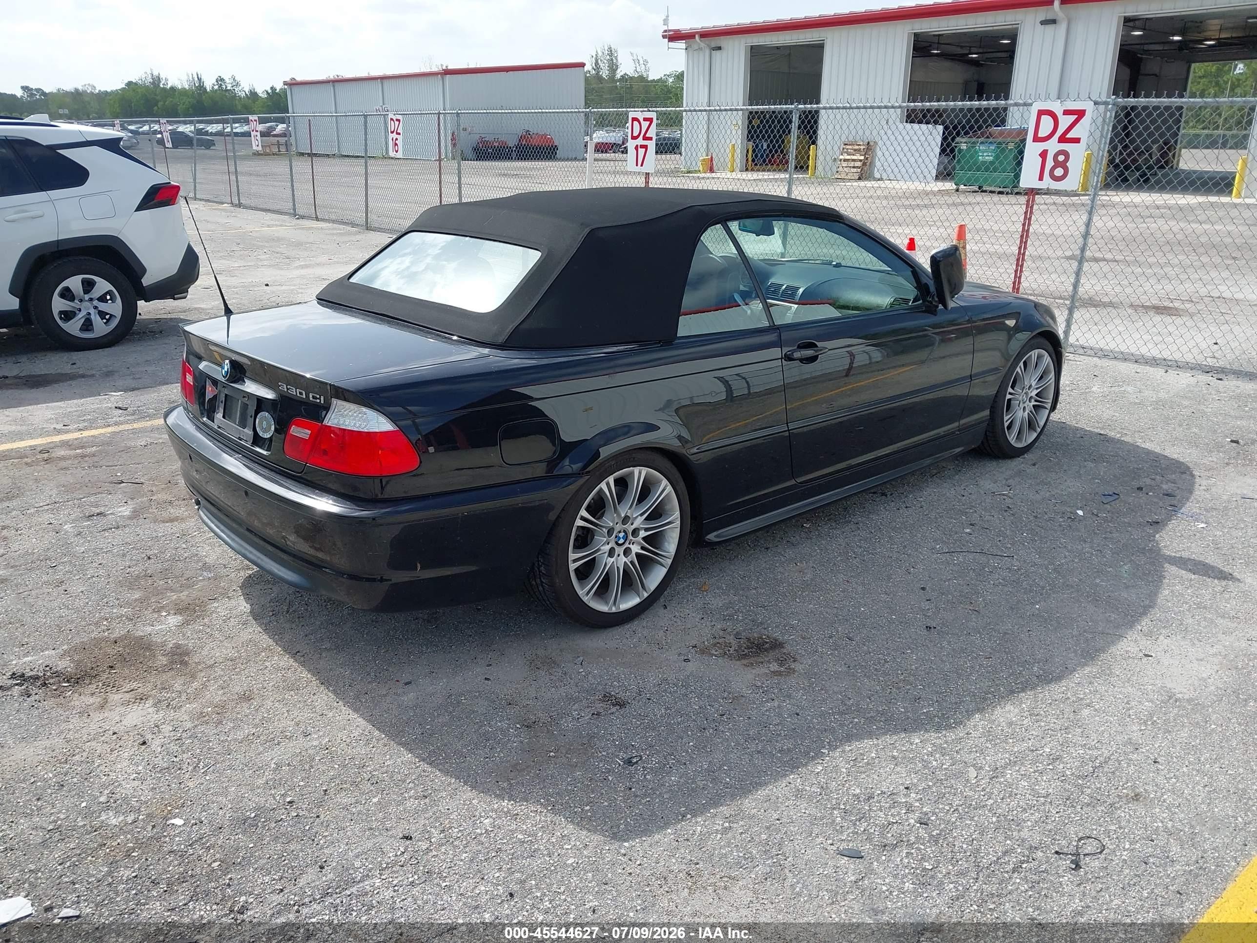 2006 Bmw 330ci   Black vin: WBABW53436PZ42186