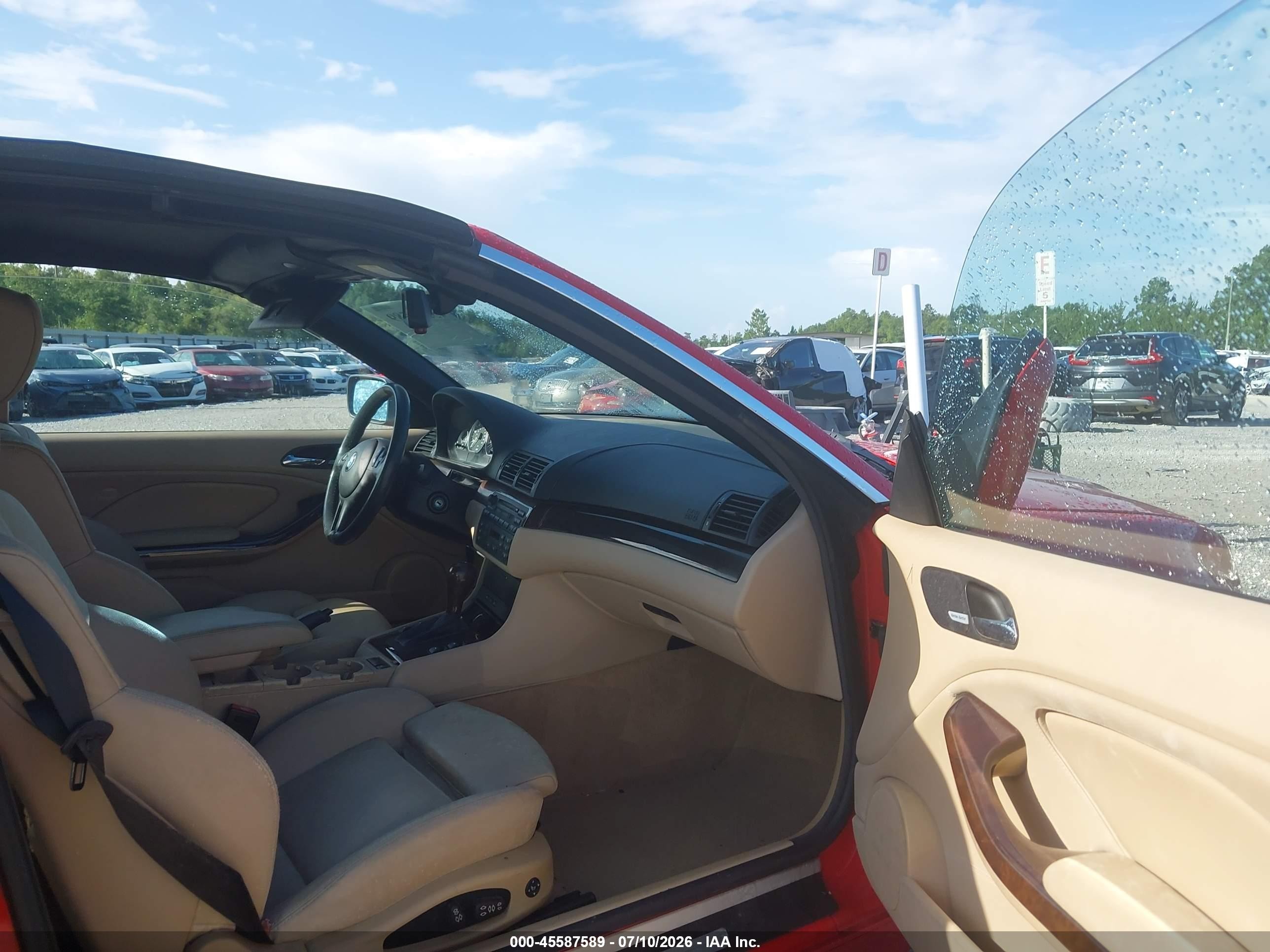 2004 Bmw 330ci   Red vin: WBABW53444PL40376
