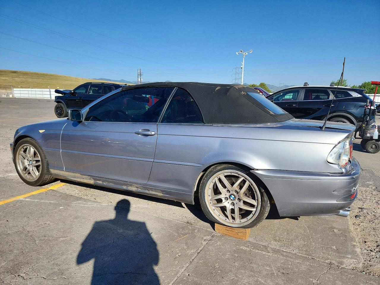 2004 Bmw 330 Ci Silver vin: WBABW53444PL43990