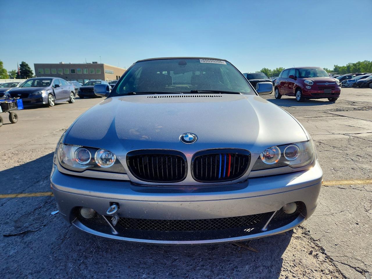 2004 Bmw 330 Ci Silver vin: WBABW53444PL43990