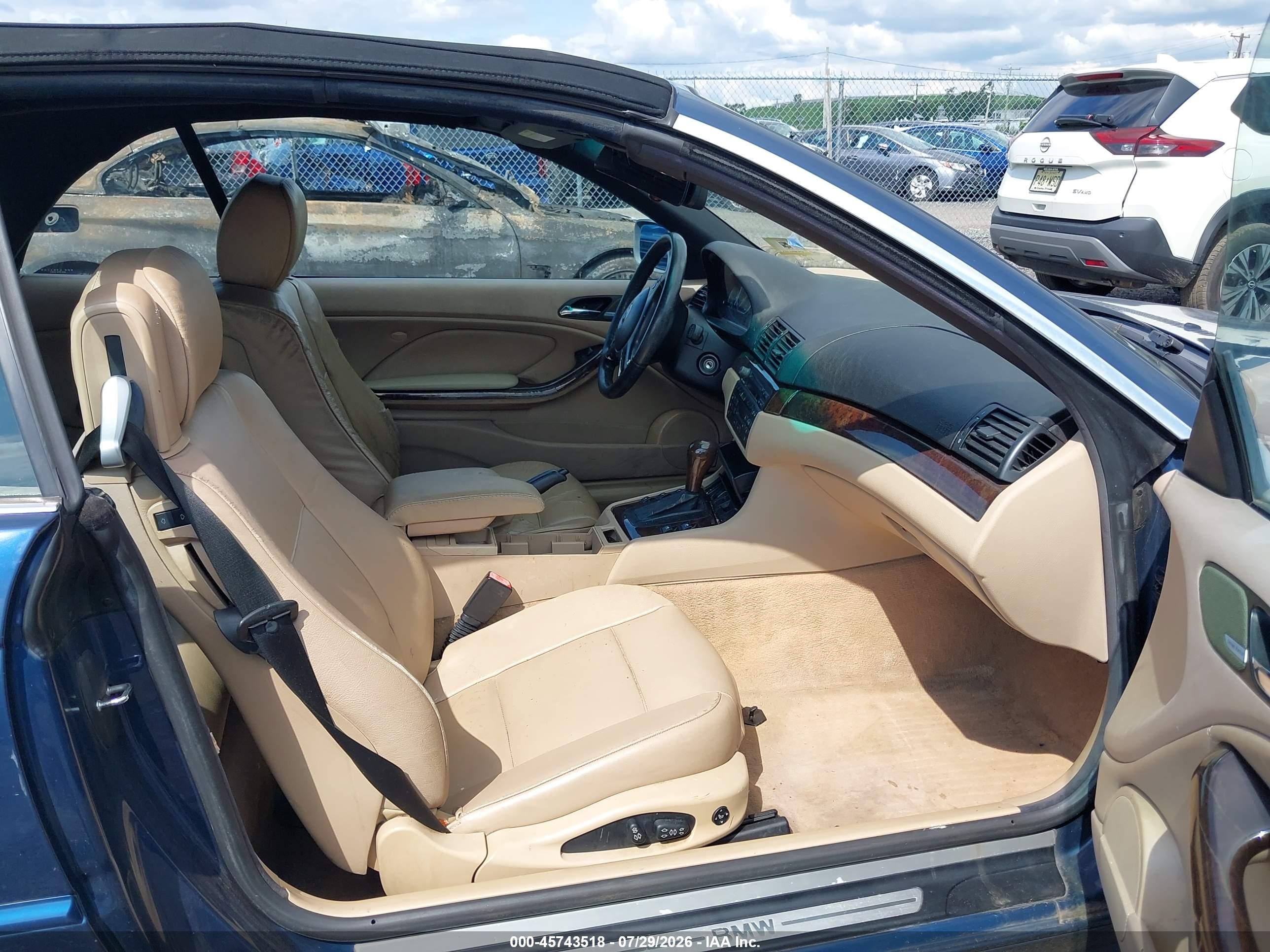 2005 Bmw 330ci   Синий vin: WBABW53445PL50956