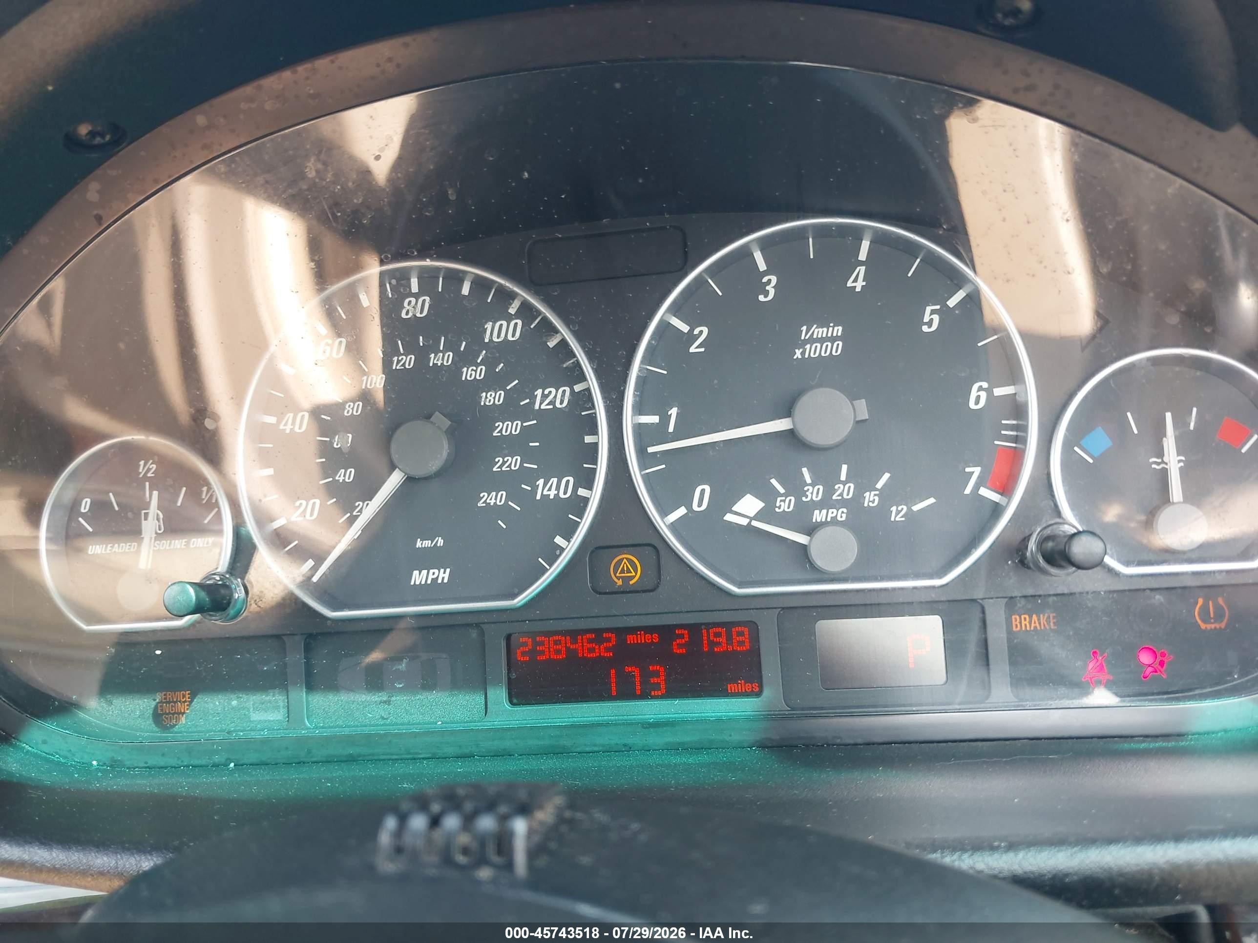 2005 Bmw 330ci   Синий vin: WBABW53445PL50956
