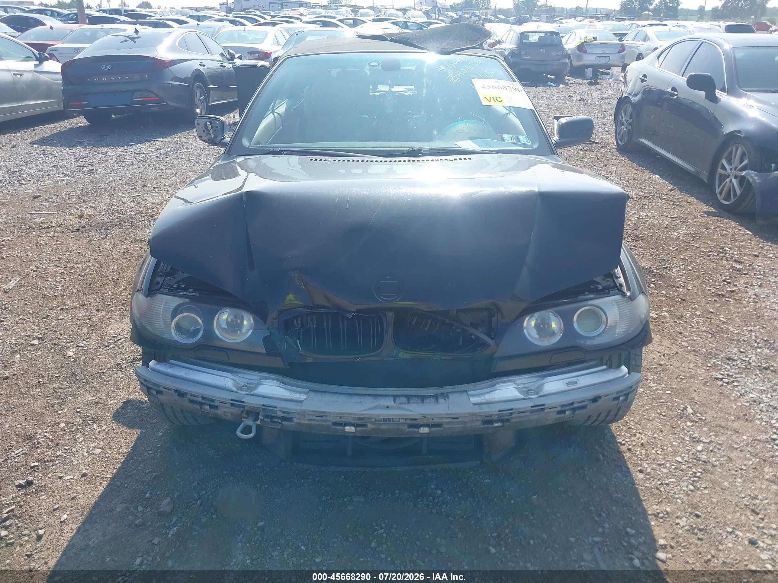 2006 Bmw 330ci Black vin: WBABW53446PZ40625