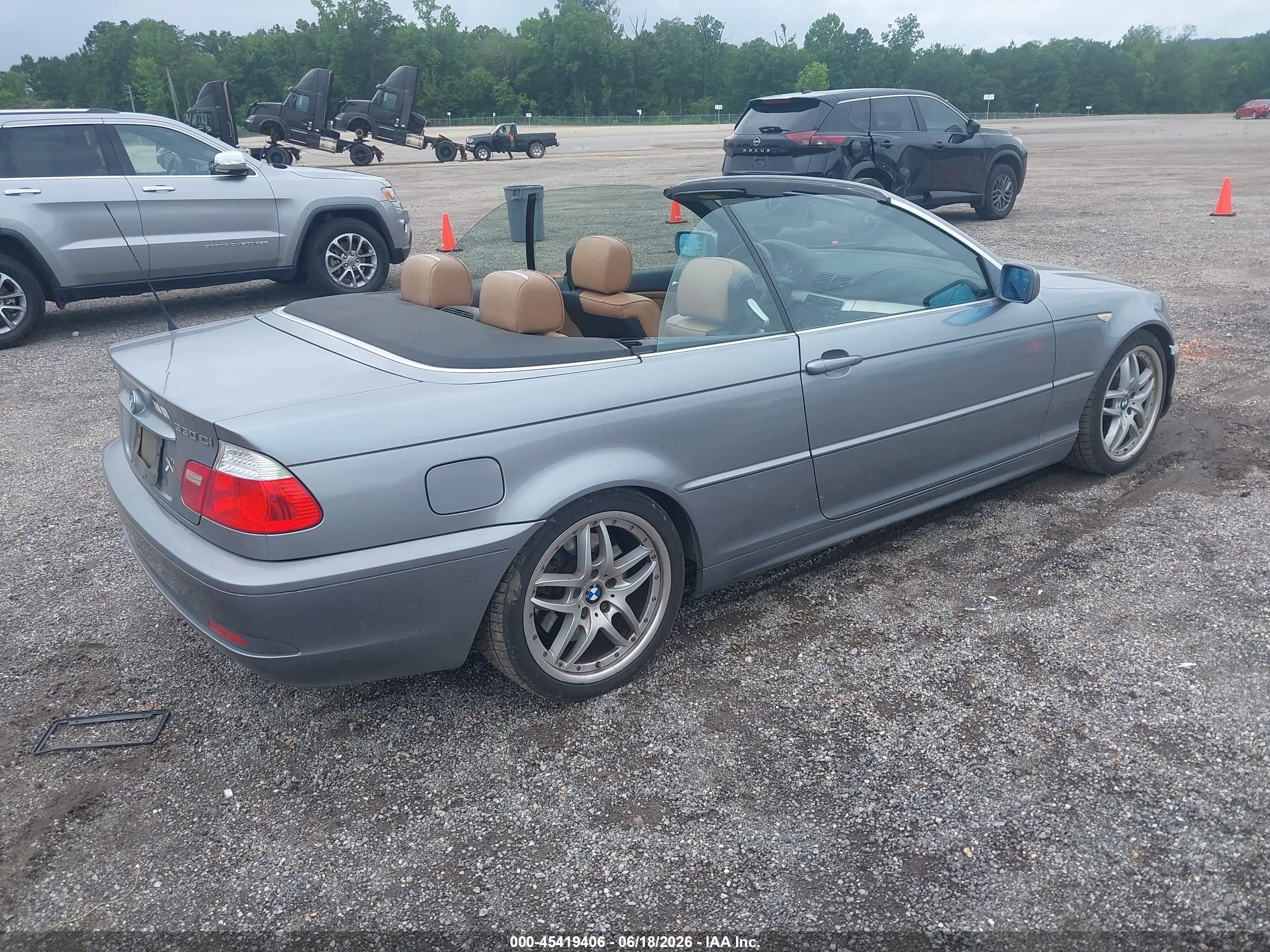2004 Bmw 330ci   Light Blue vin: WBABW53464PJ94336