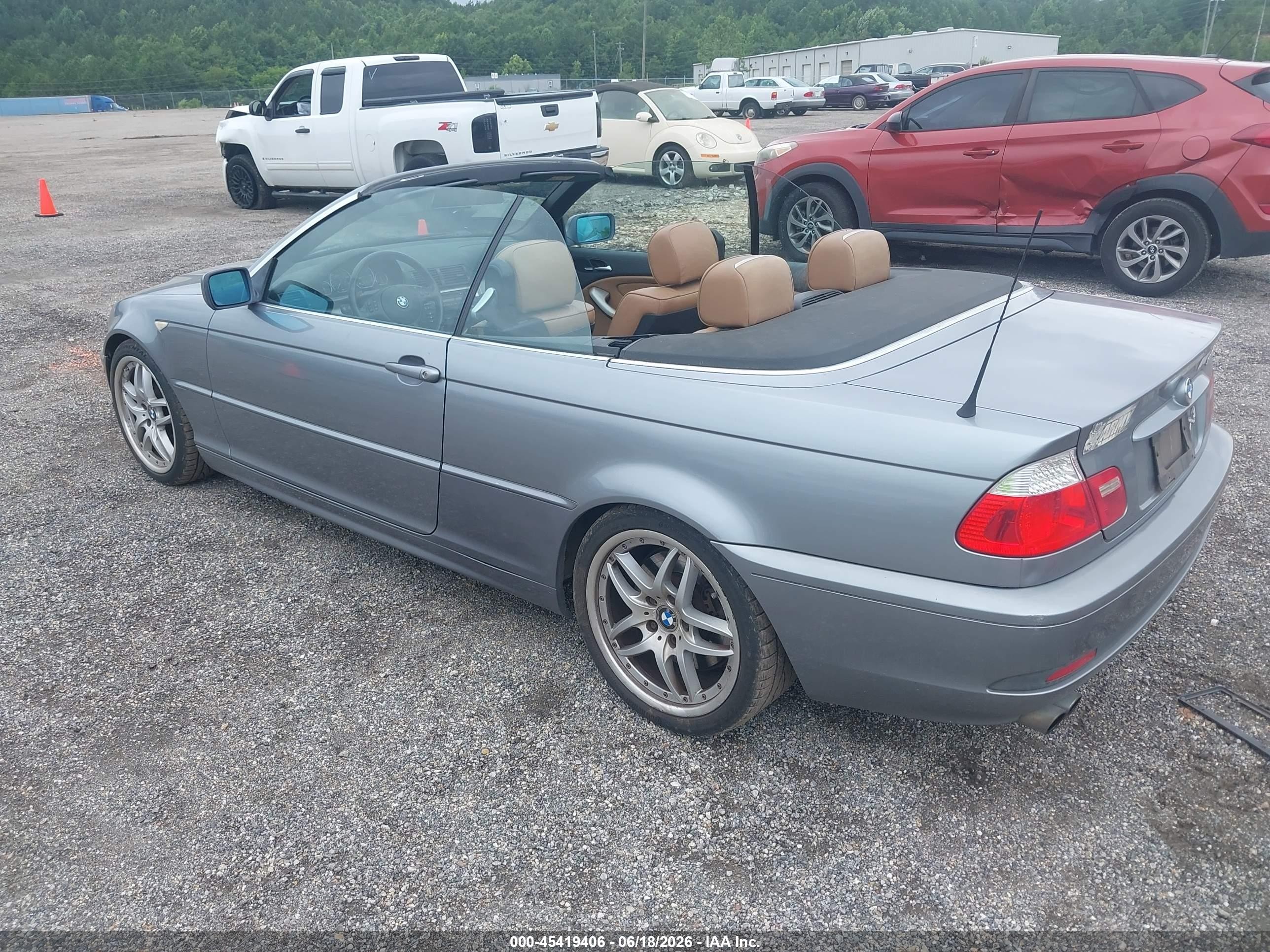 2004 Bmw 330ci   Light Blue vin: WBABW53464PJ94336