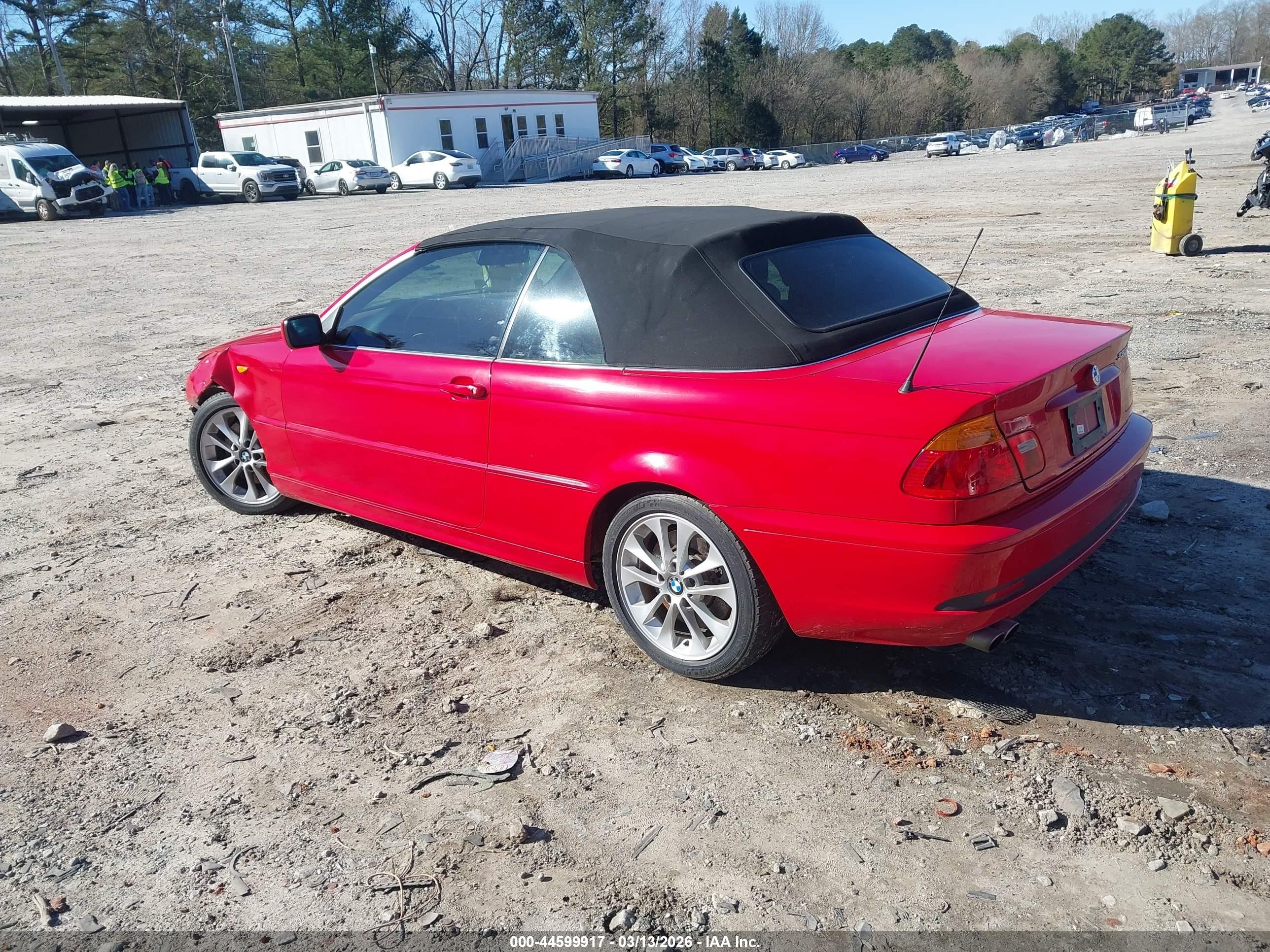 2004 Bmw 330ci Red vin: WBABW53464PL43828