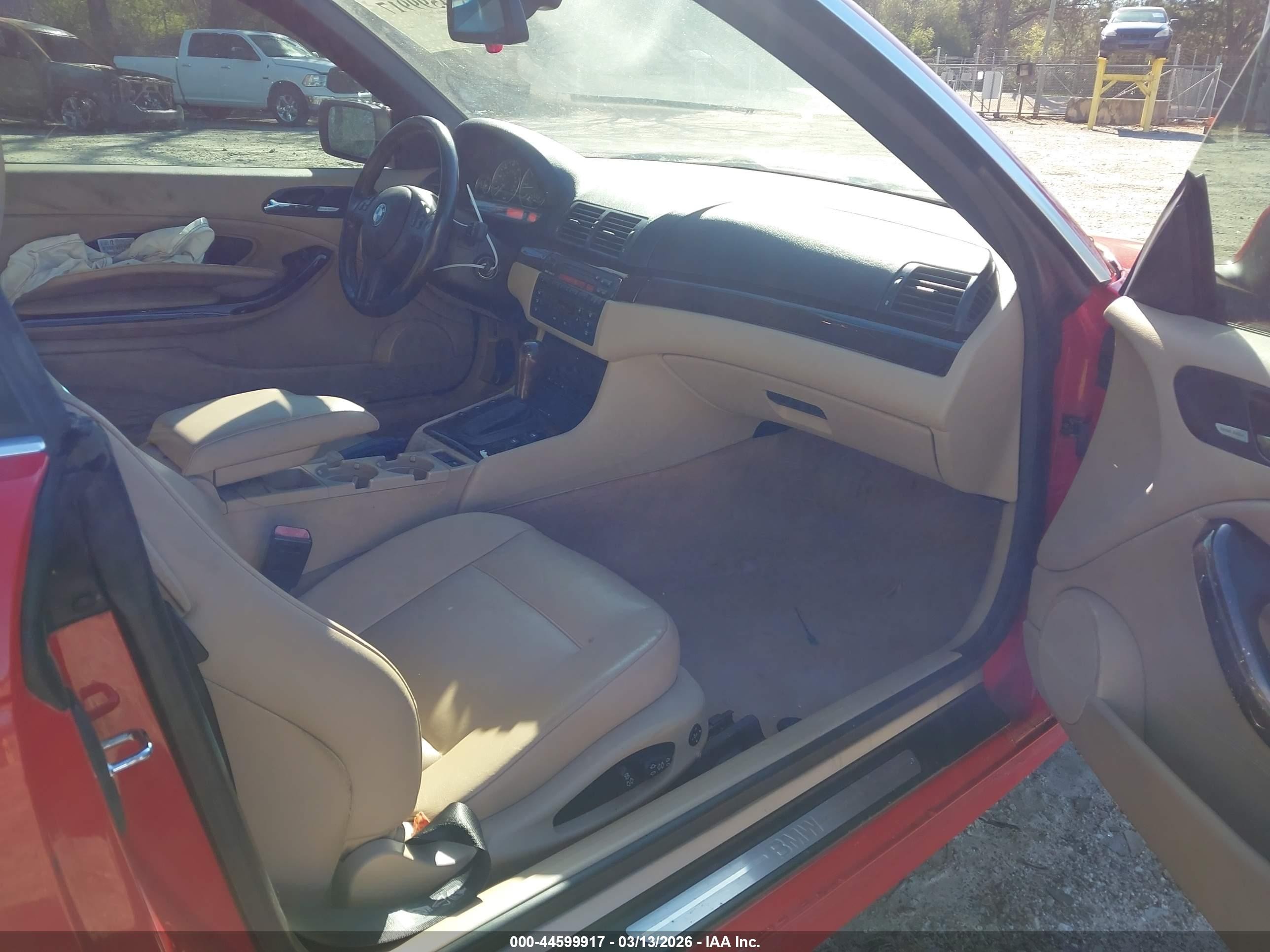 2004 Bmw 330ci Red vin: WBABW53464PL43828