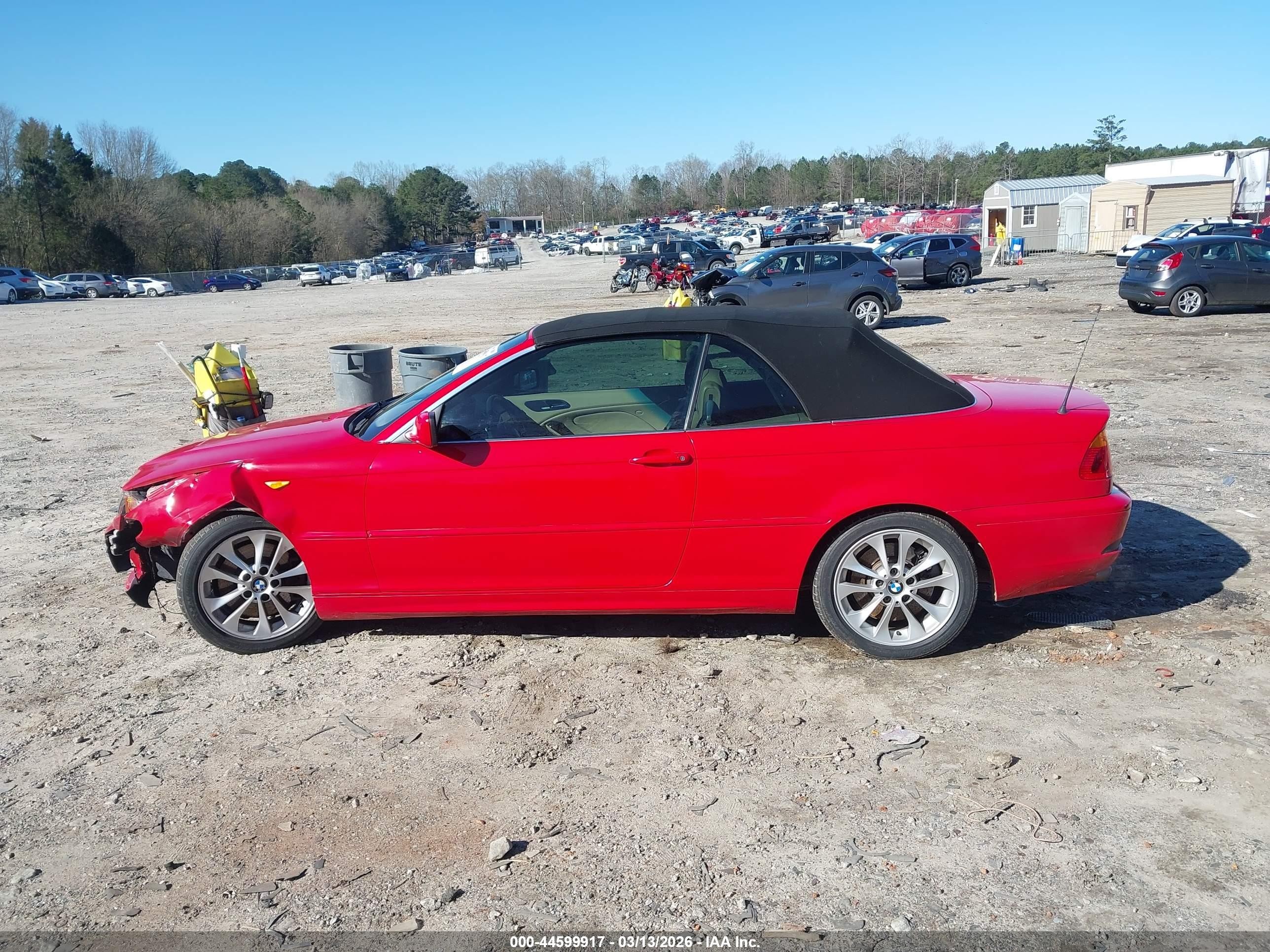 2004 Bmw 330ci Red vin: WBABW53464PL43828