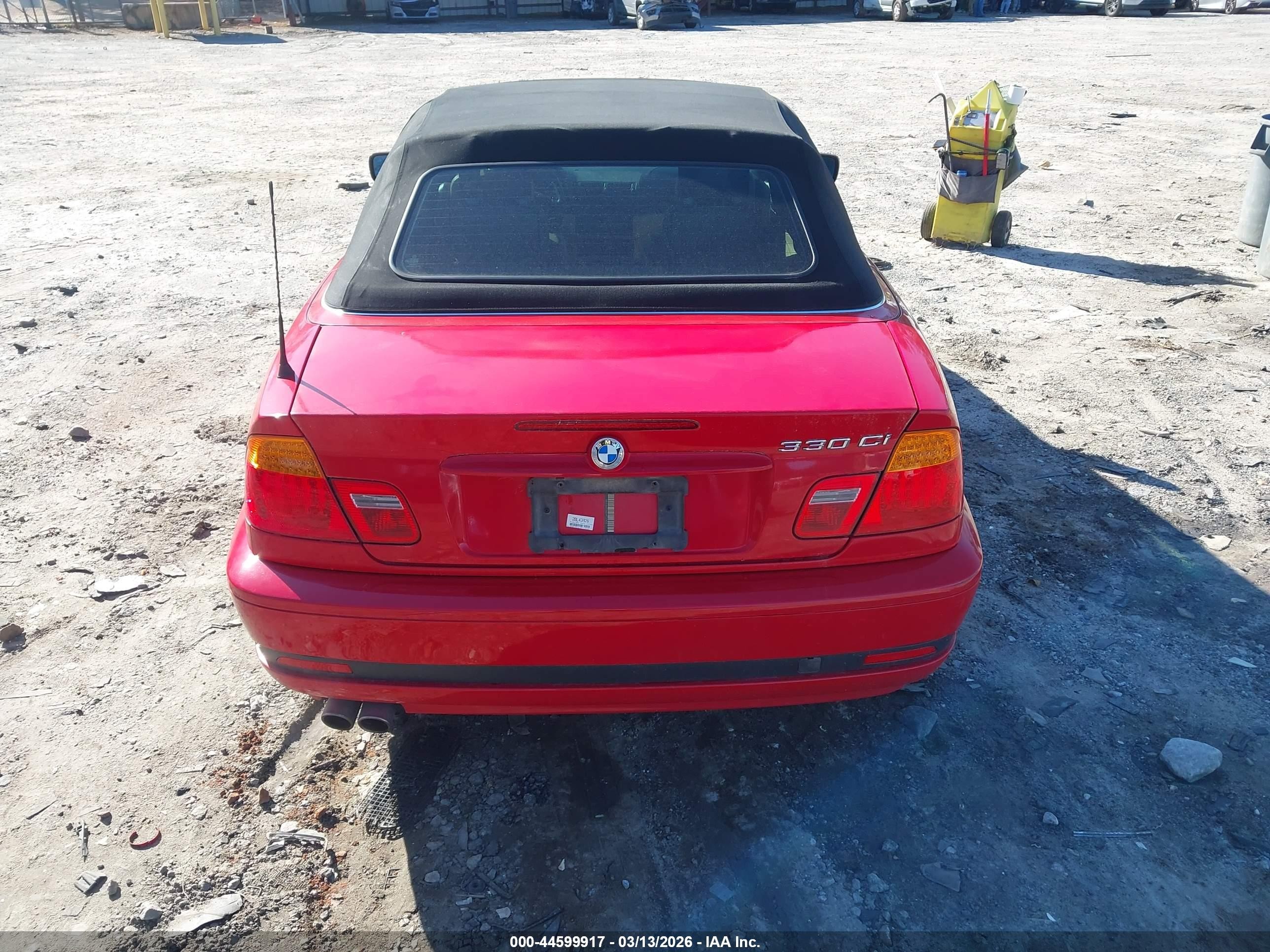2004 Bmw 330ci Red vin: WBABW53464PL43828