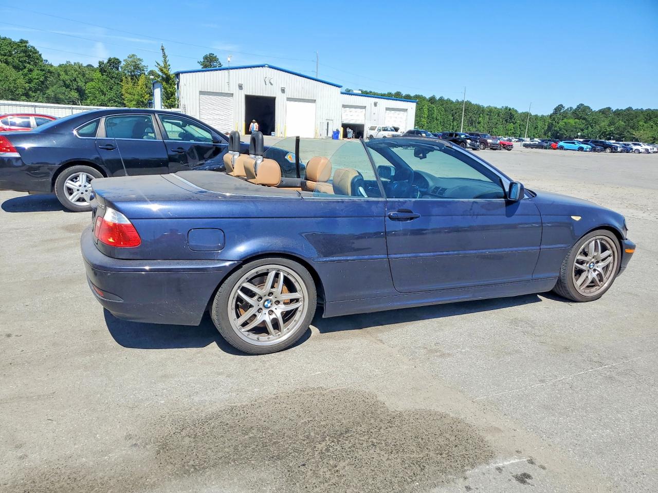 2004 Bmw 330 Ci Blue vin: WBABW53464PL47894