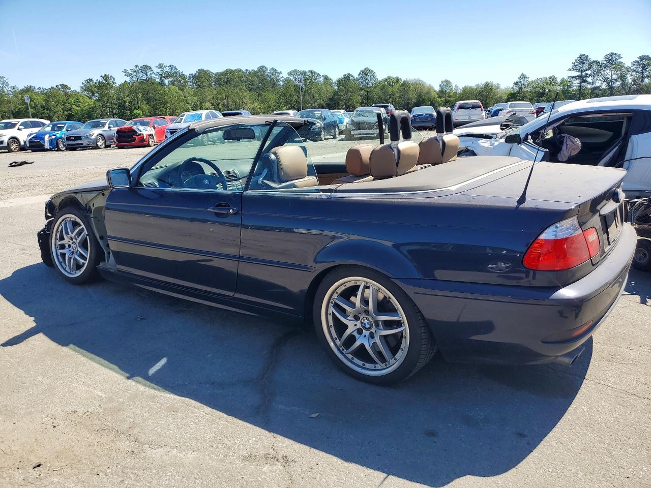 2004 Bmw 330 Ci Blue vin: WBABW53464PL47894