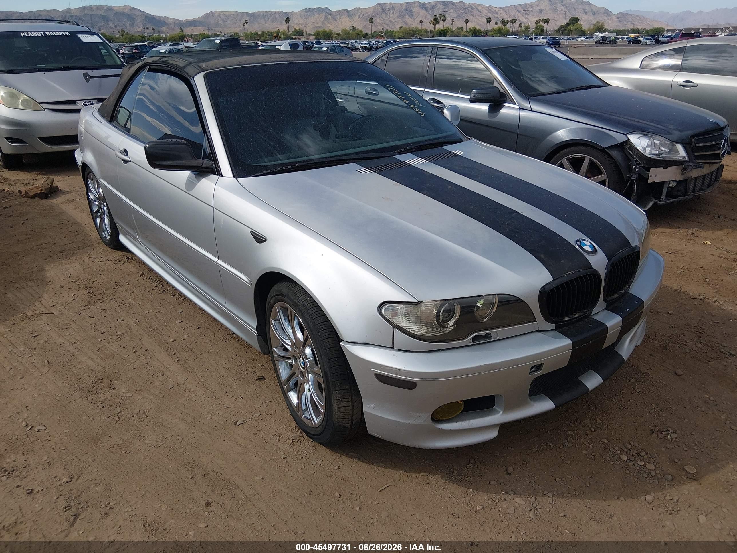 2006 Bmw 330ci   Gray vin: WBABW53466PZ40805