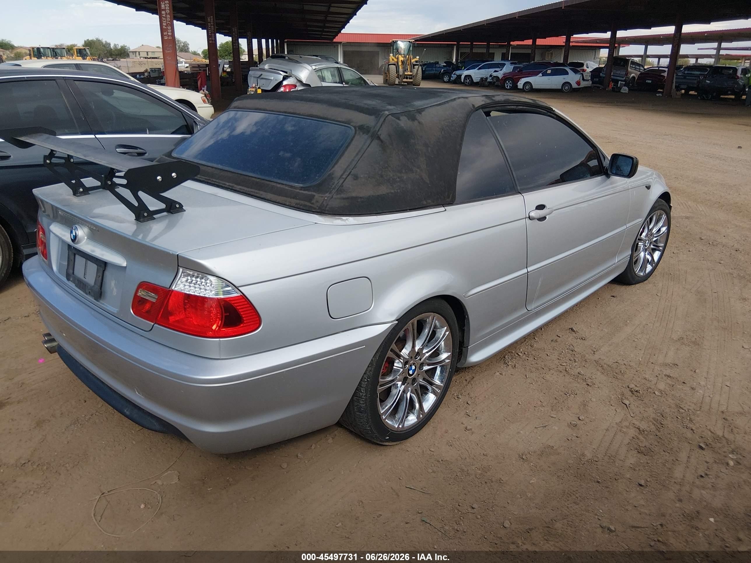 2006 Bmw 330ci   Gray vin: WBABW53466PZ40805