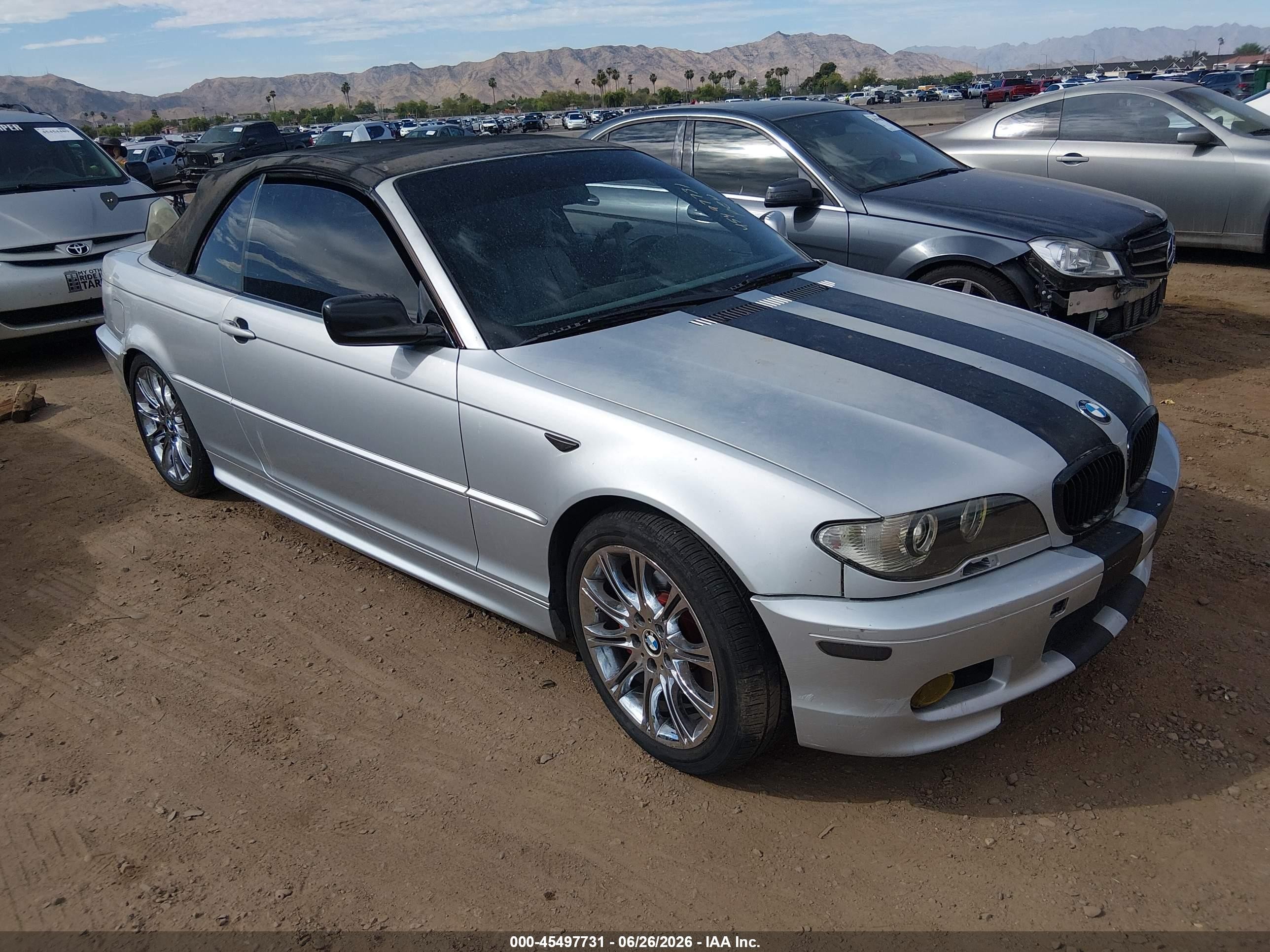 2006 Bmw 330ci   Gray vin: WBABW53466PZ40805