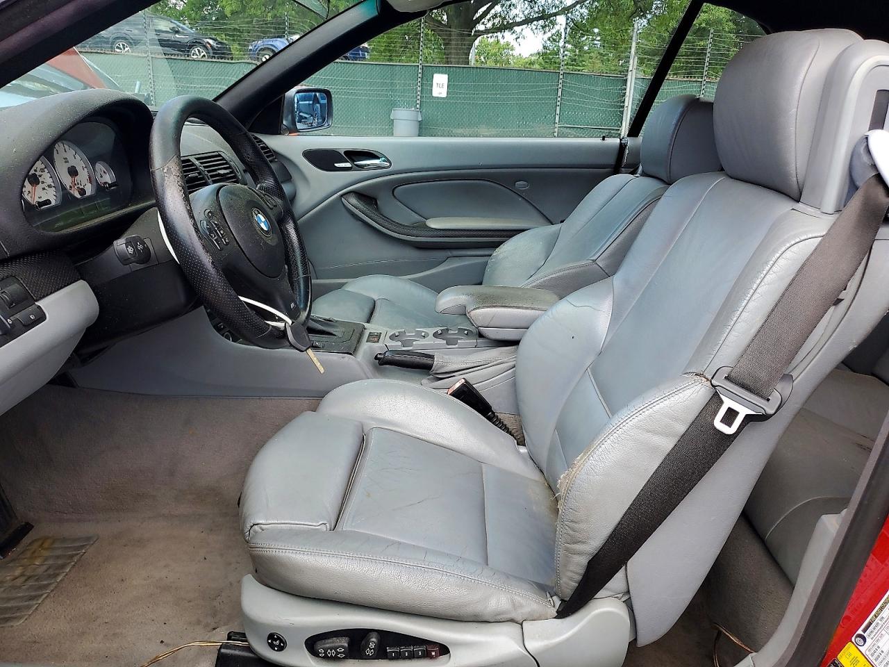 2005 Bmw 330 Ci Red vin: WBABW53475PL53396