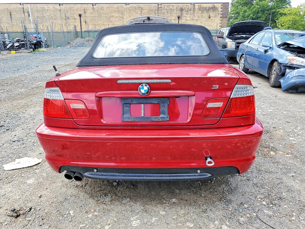 2005 Bmw 330 Ci Red vin: WBABW53475PL53396