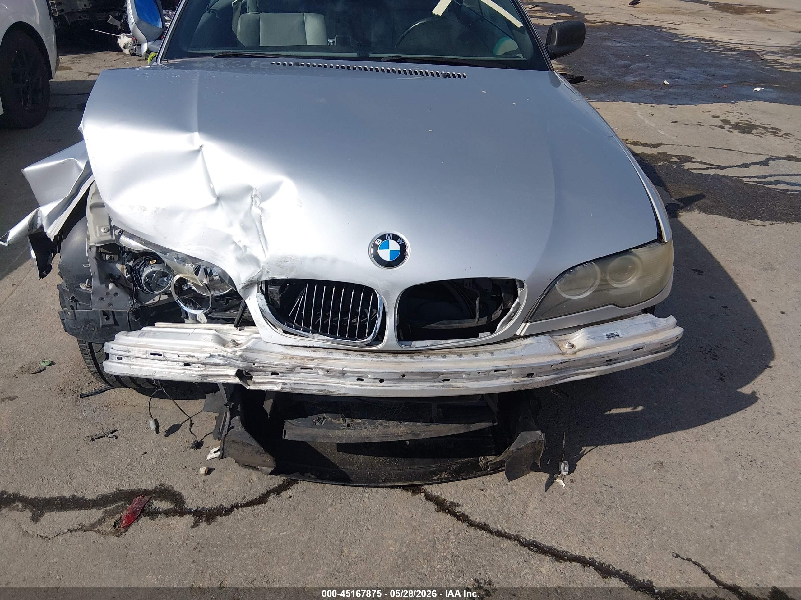 2004 Bmw 330ci   Silver vin: WBABW53484PL47752