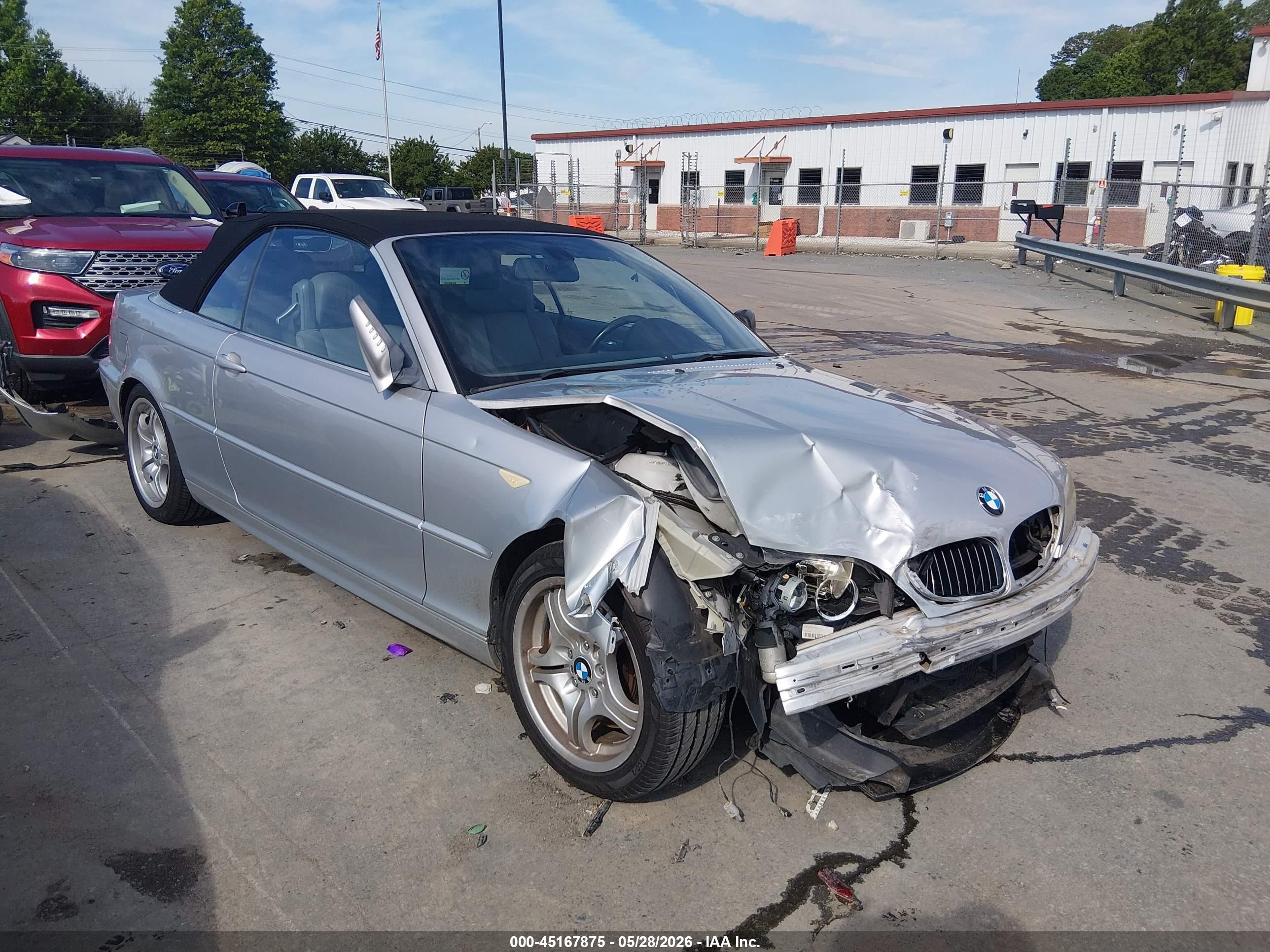 2004 Bmw 330ci   Silver vin: WBABW53484PL47752