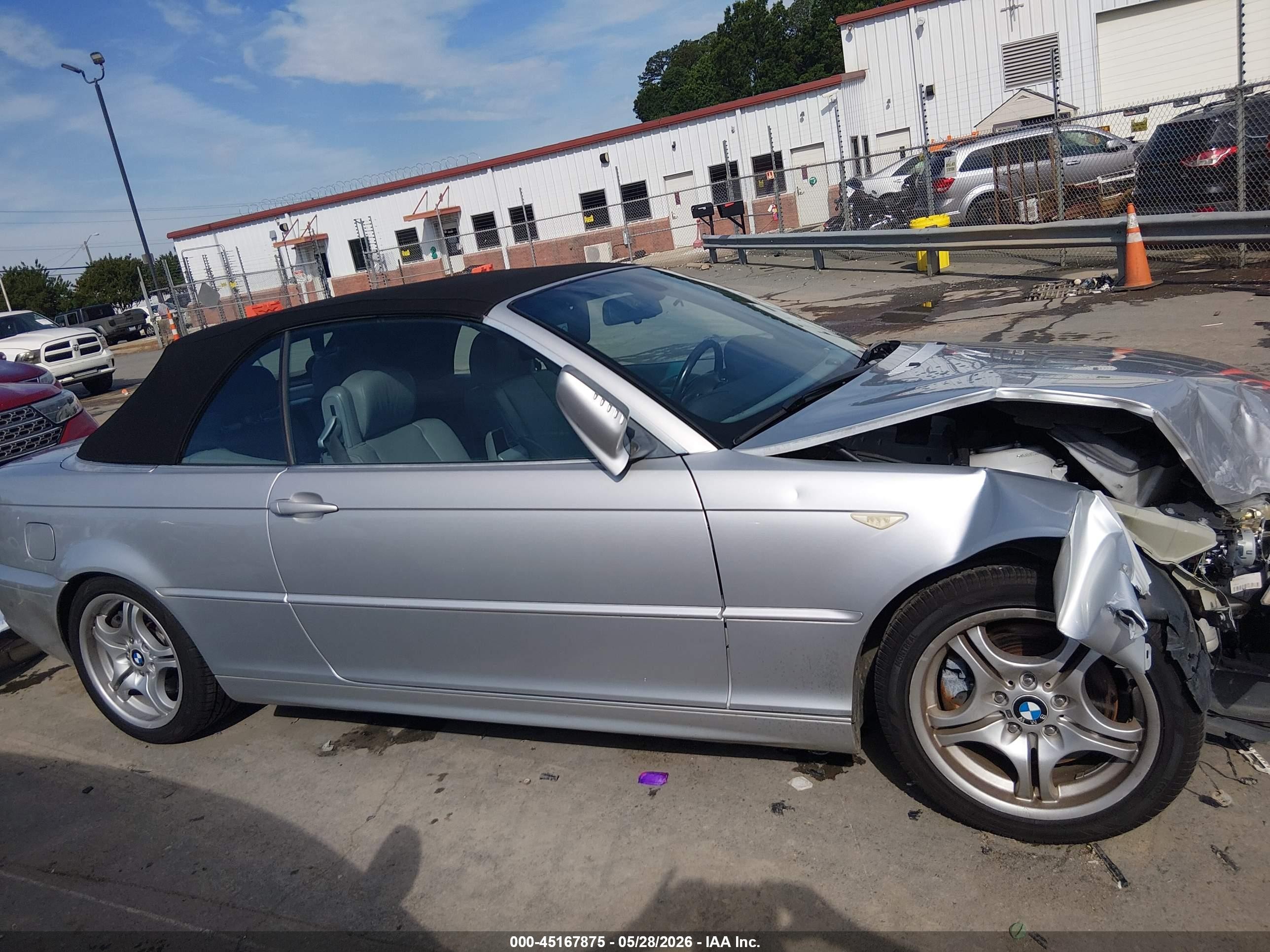 2004 Bmw 330ci   Silver vin: WBABW53484PL47752