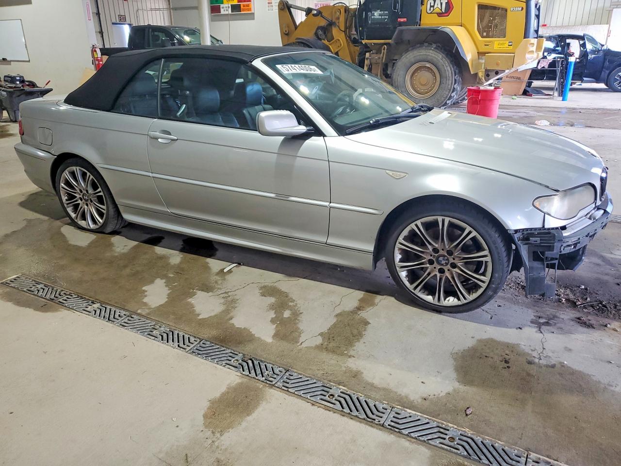 2005 Bmw 330 Ci Gray vin: WBABW53485PL51978
