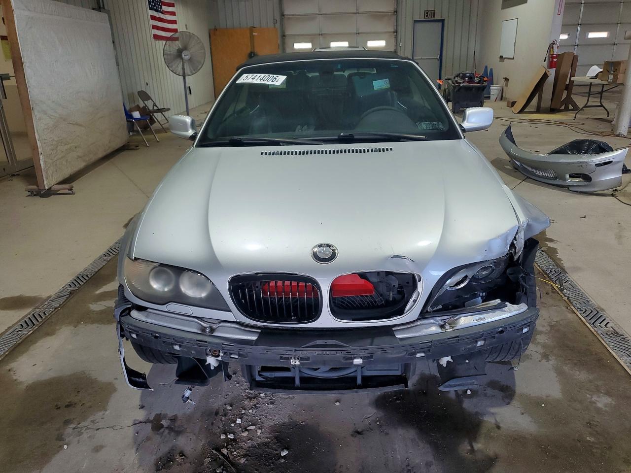 2005 Bmw 330 Ci Gray vin: WBABW53485PL51978
