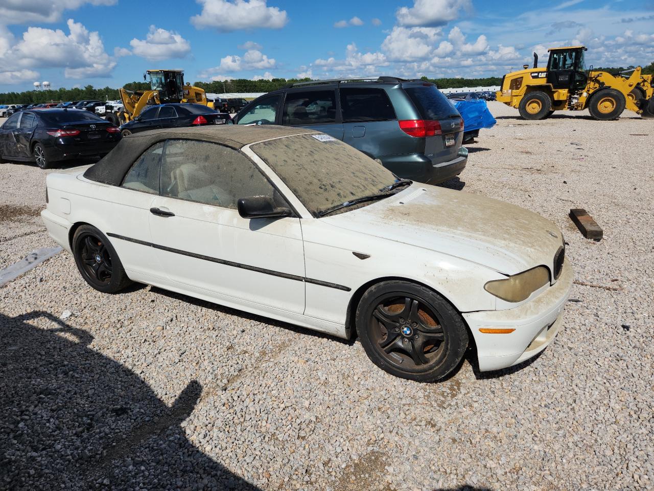 2006 Bmw 330 Ci White vin: WBABW53486PZ41924