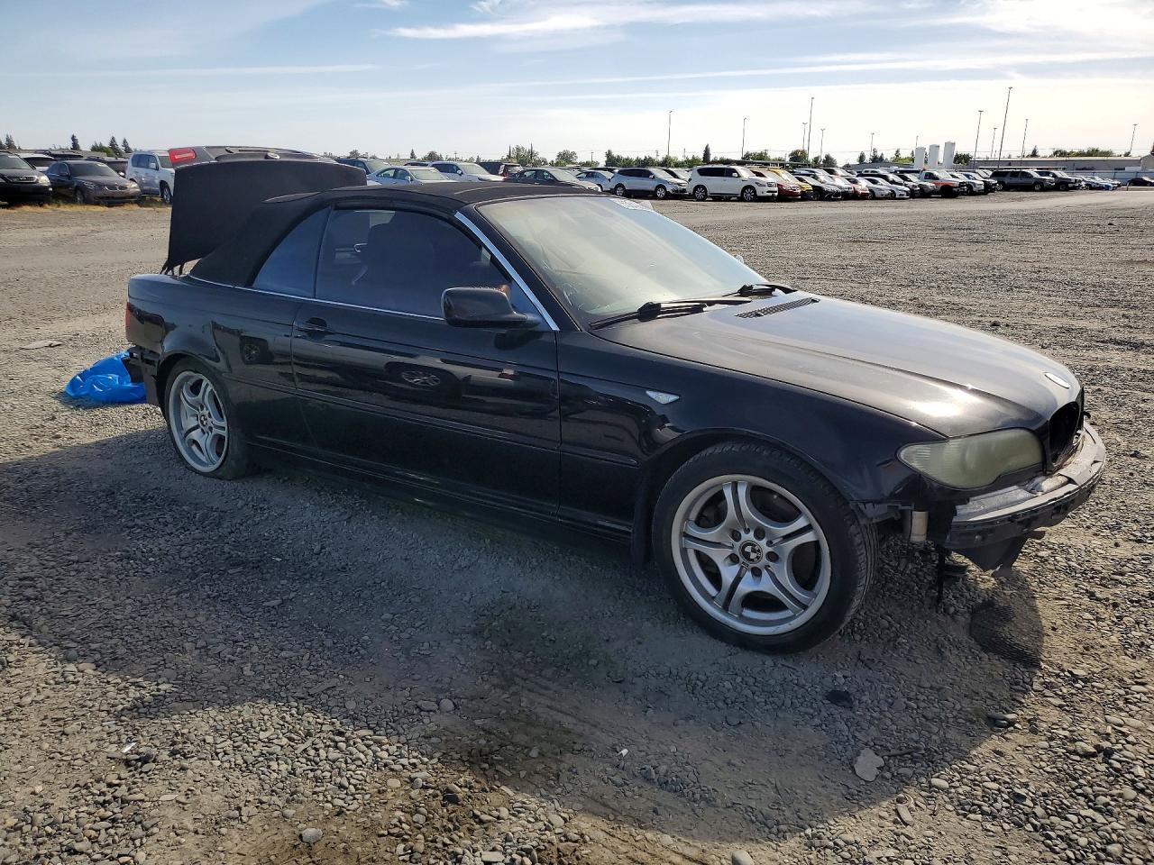2004 Bmw 330 Ci Black vin: WBABW53494PL46030