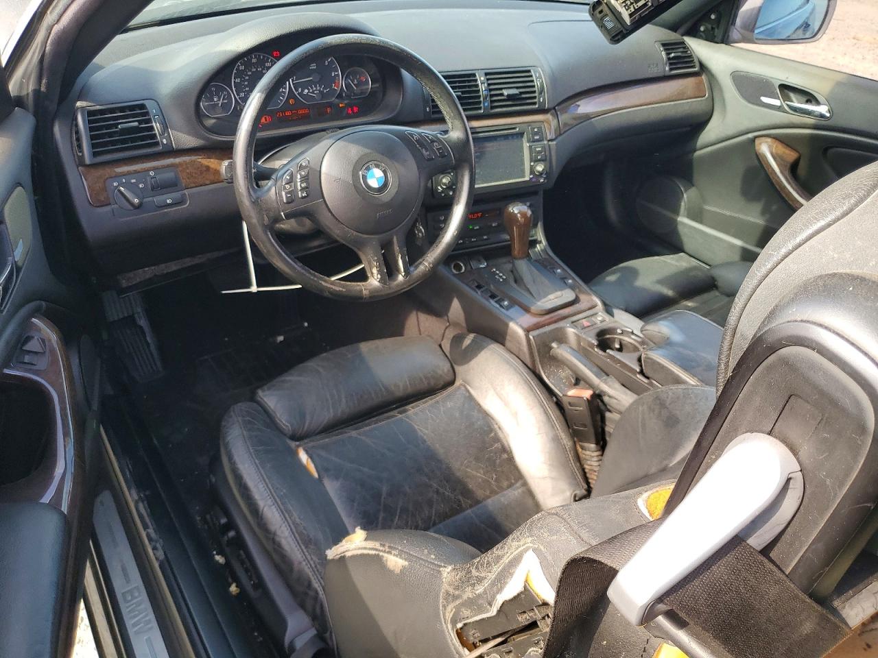 2004 Bmw 330 Ci Black vin: WBABW53494PL46030