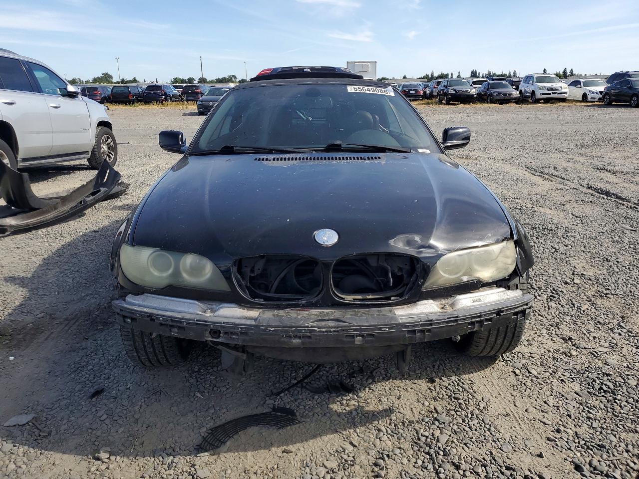 2004 Bmw 330 Ci Black vin: WBABW53494PL46030