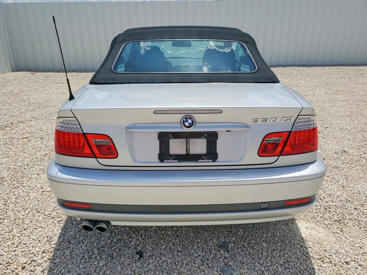 2006 Bmw 330 Ci Silver vin: WBABW53496PL53501