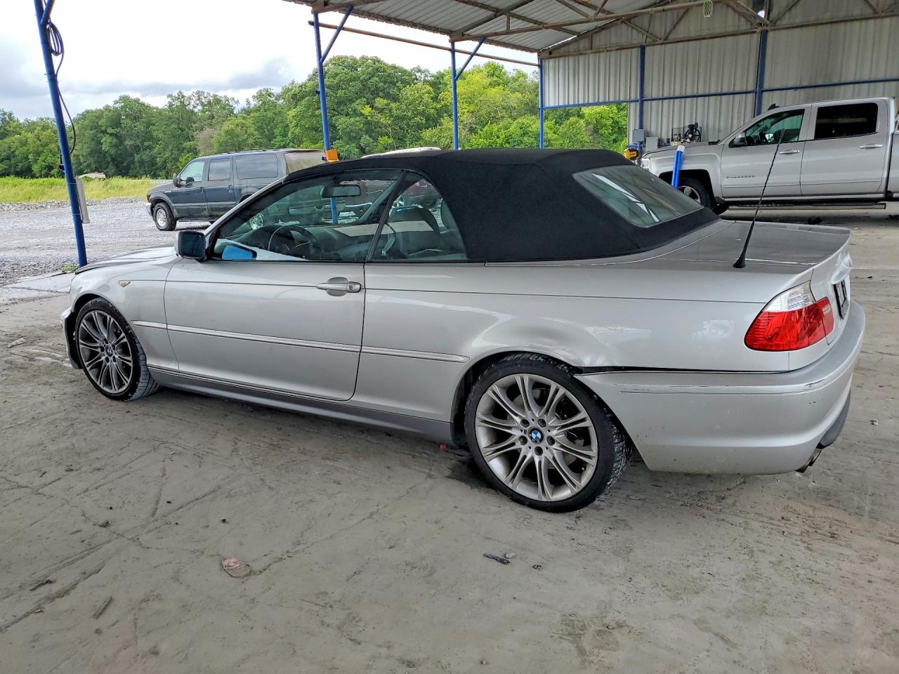 2006 Bmw 330 Ci Silver vin: WBABW53496PZ39664