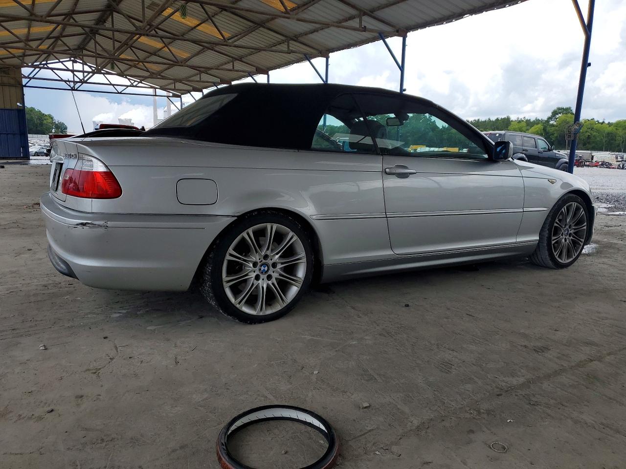 2006 Bmw 330 Ci Silver vin: WBABW53496PZ39664