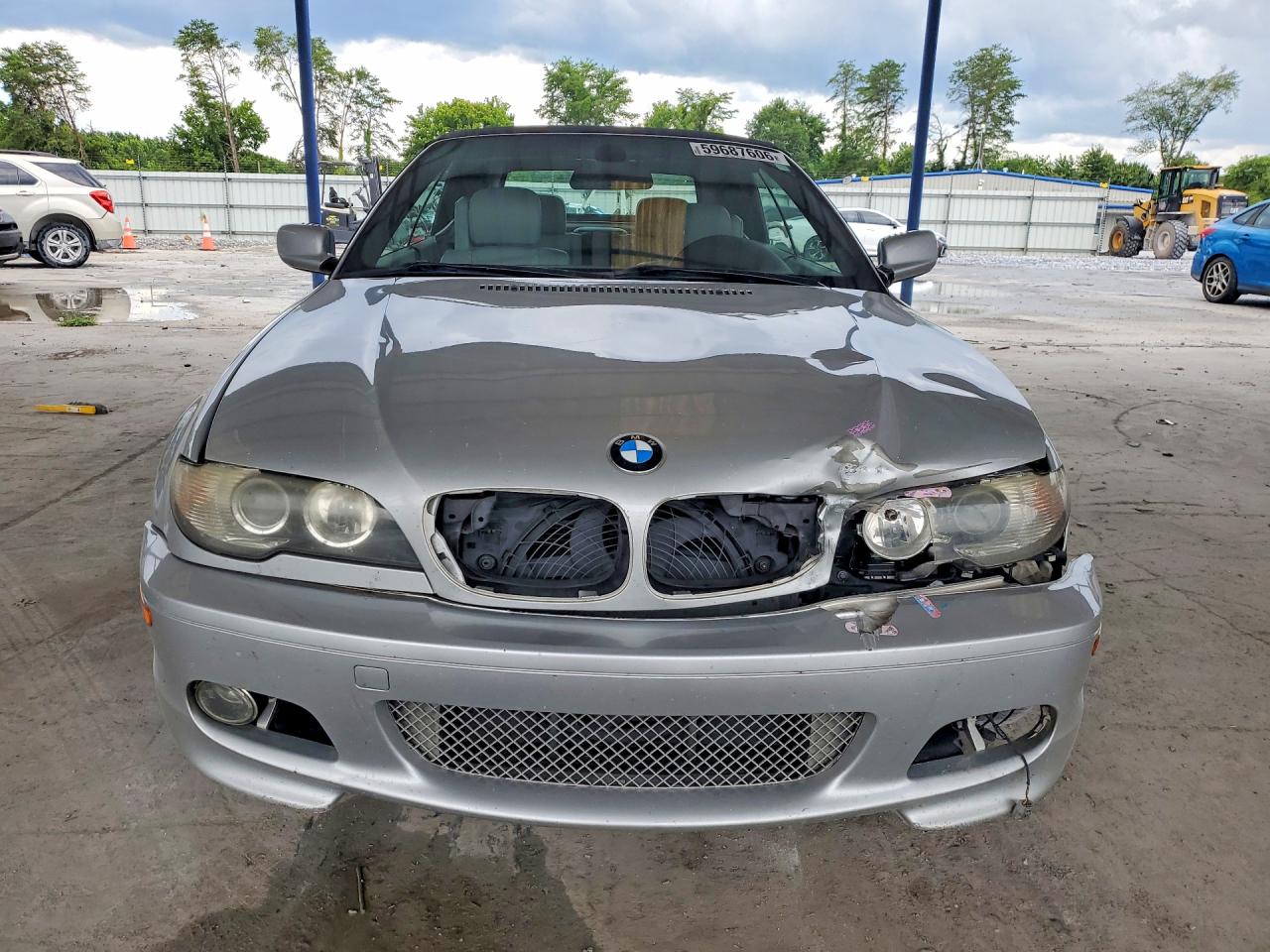 2006 Bmw 330 Ci Silver vin: WBABW53496PZ39664