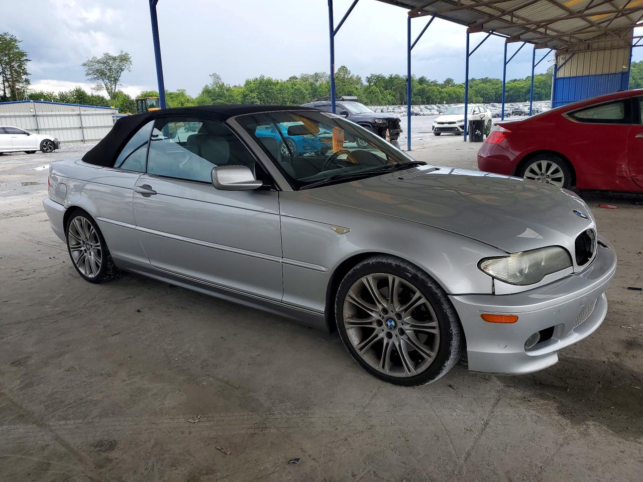 2006 Bmw 330 Ci Silver vin: WBABW53496PZ39664