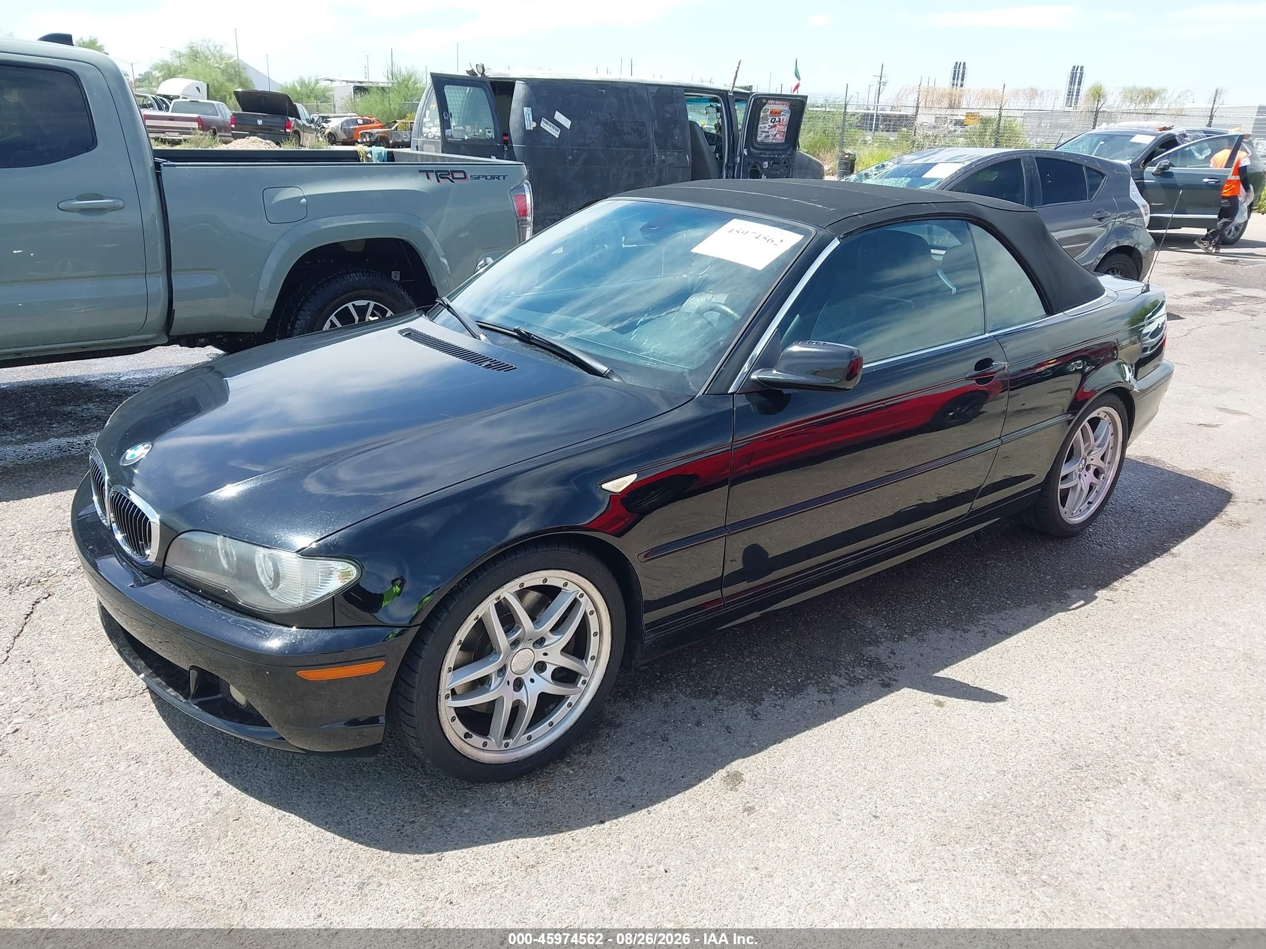 2006 Bmw 330ci   Black vin: WBABW53496PZ42256