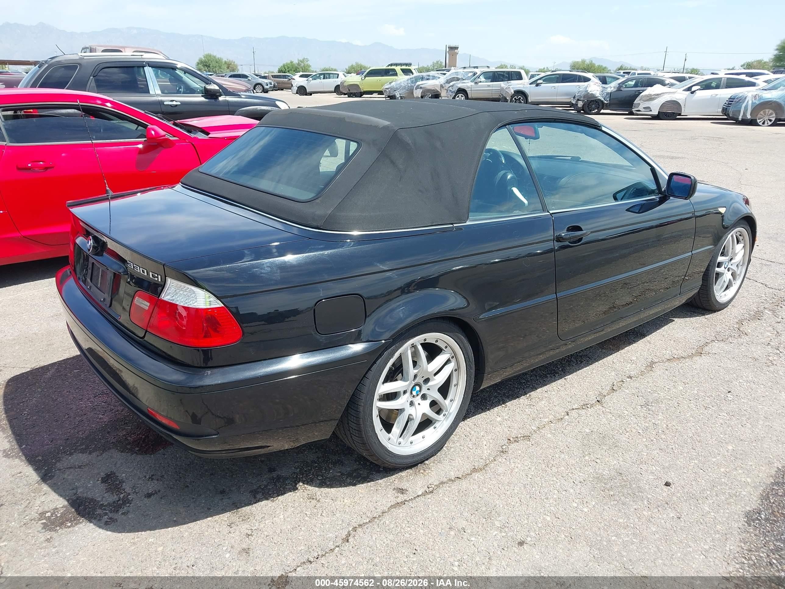 2006 Bmw 330ci   Black vin: WBABW53496PZ42256