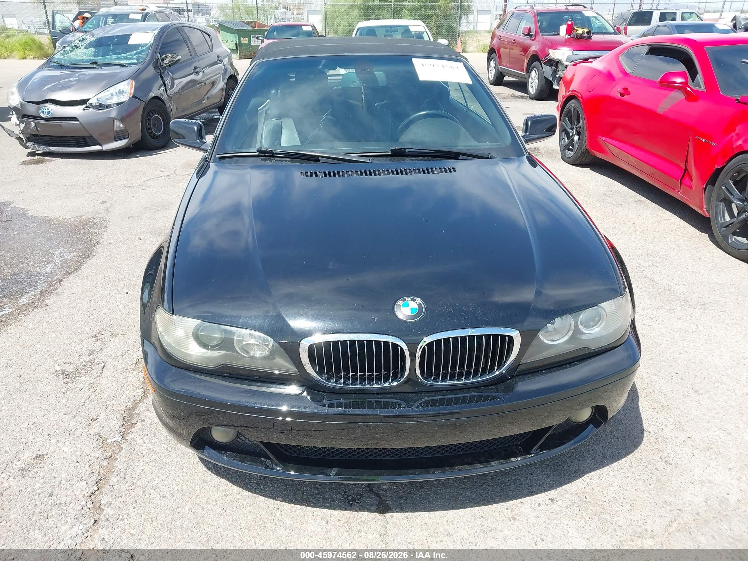 2006 Bmw 330ci   Black vin: WBABW53496PZ42256