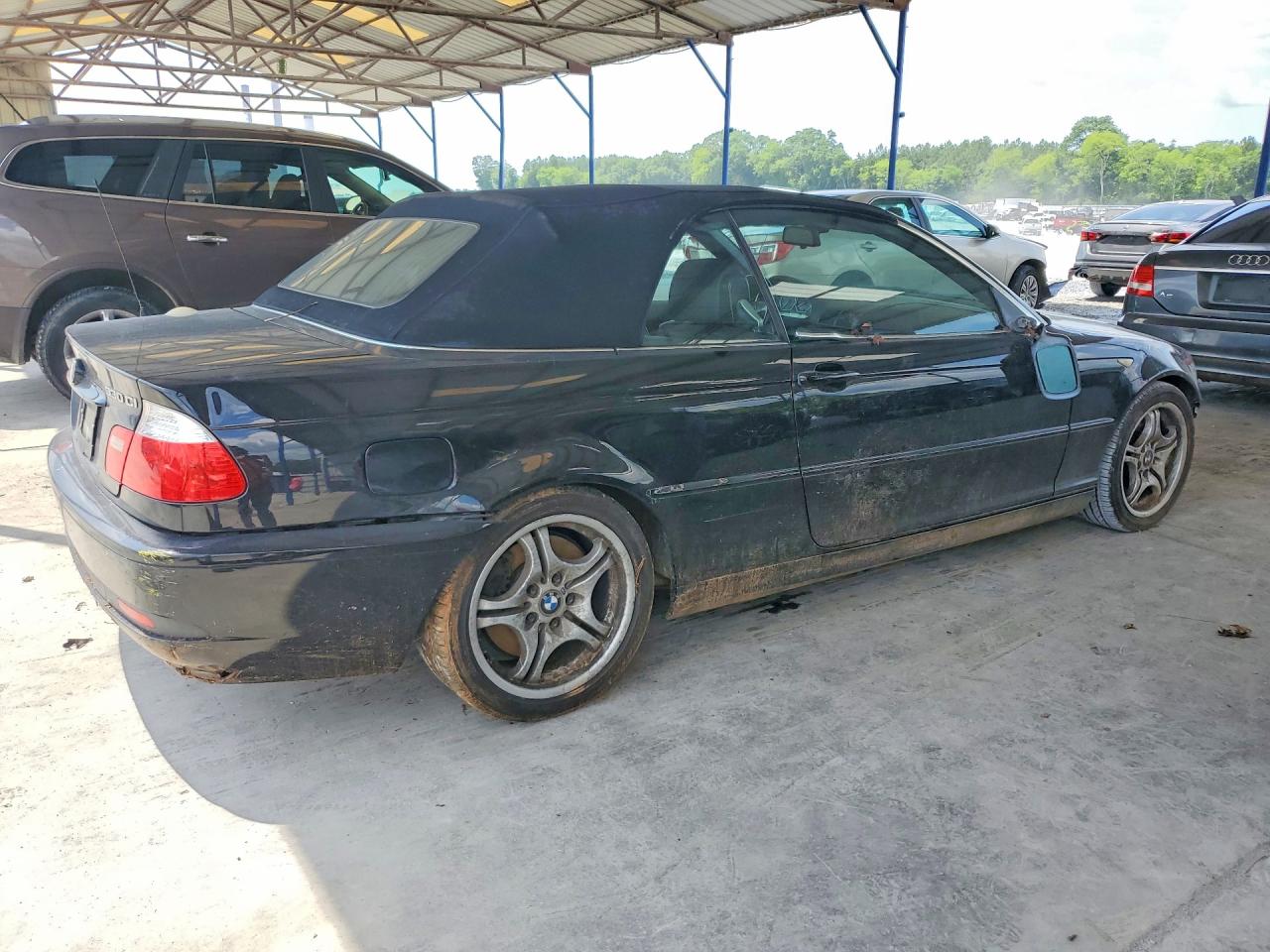 2004 Bmw 330 Ci Black vin: WBABW534X4PL40611