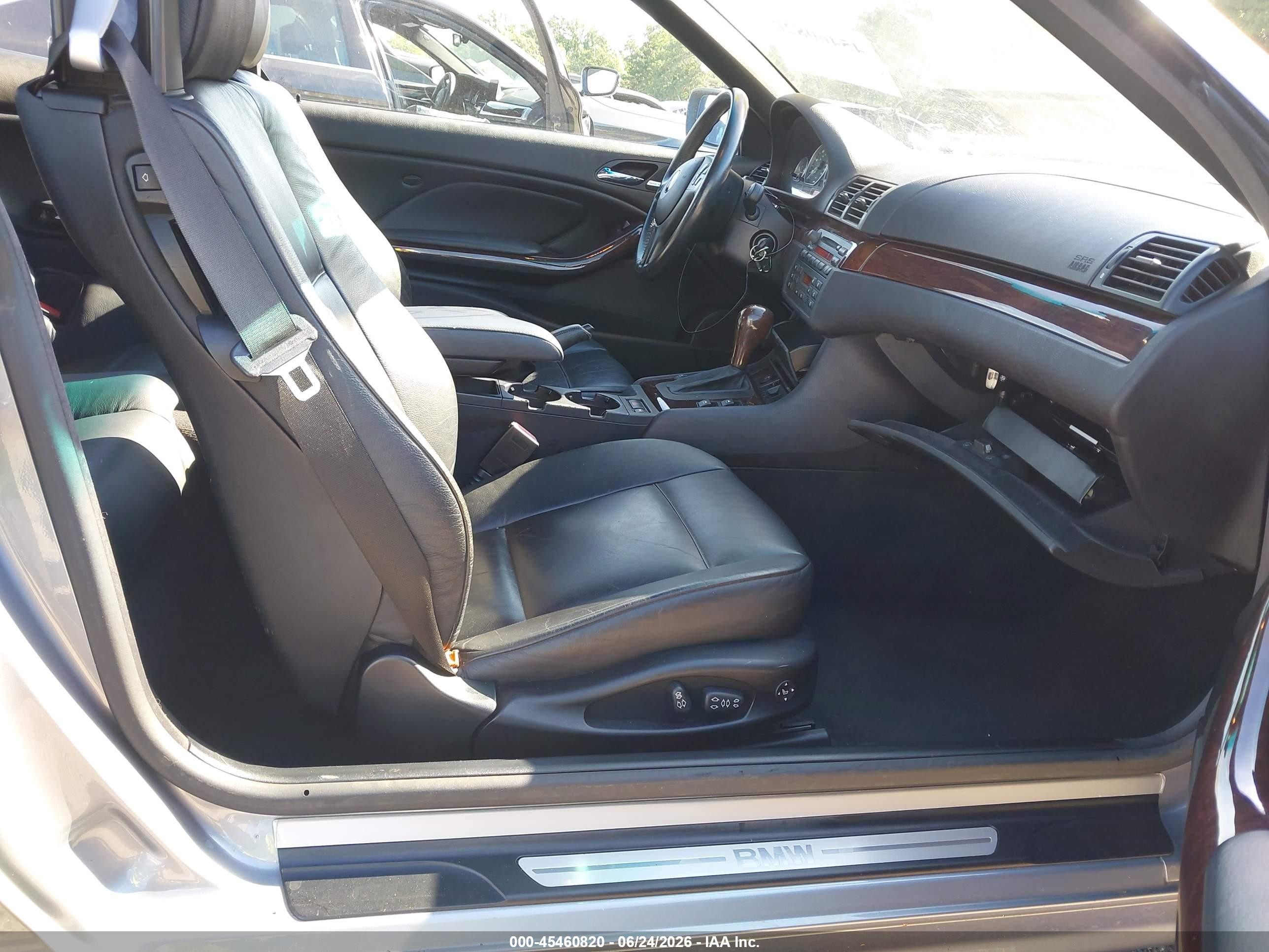 2004 Bmw 330ci   Black vin: WBABW534X4PL47879