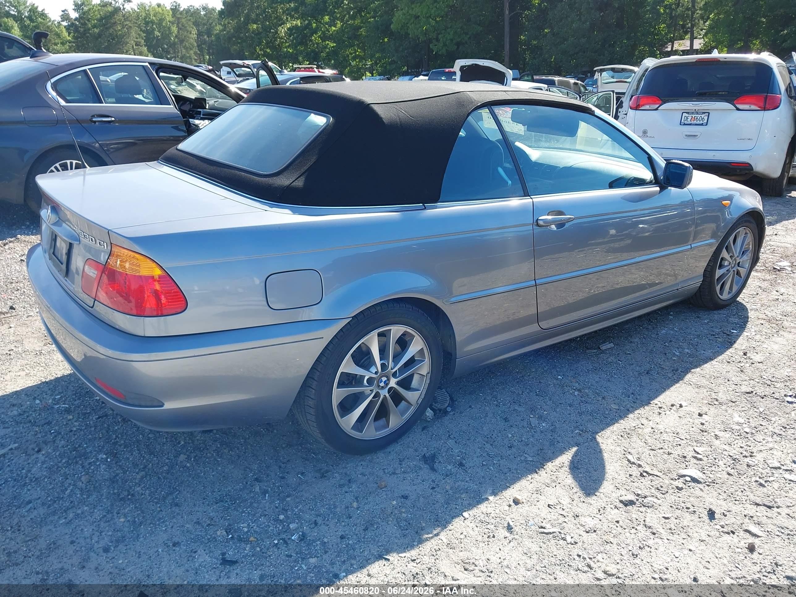 2004 Bmw 330ci   Black vin: WBABW534X4PL47879