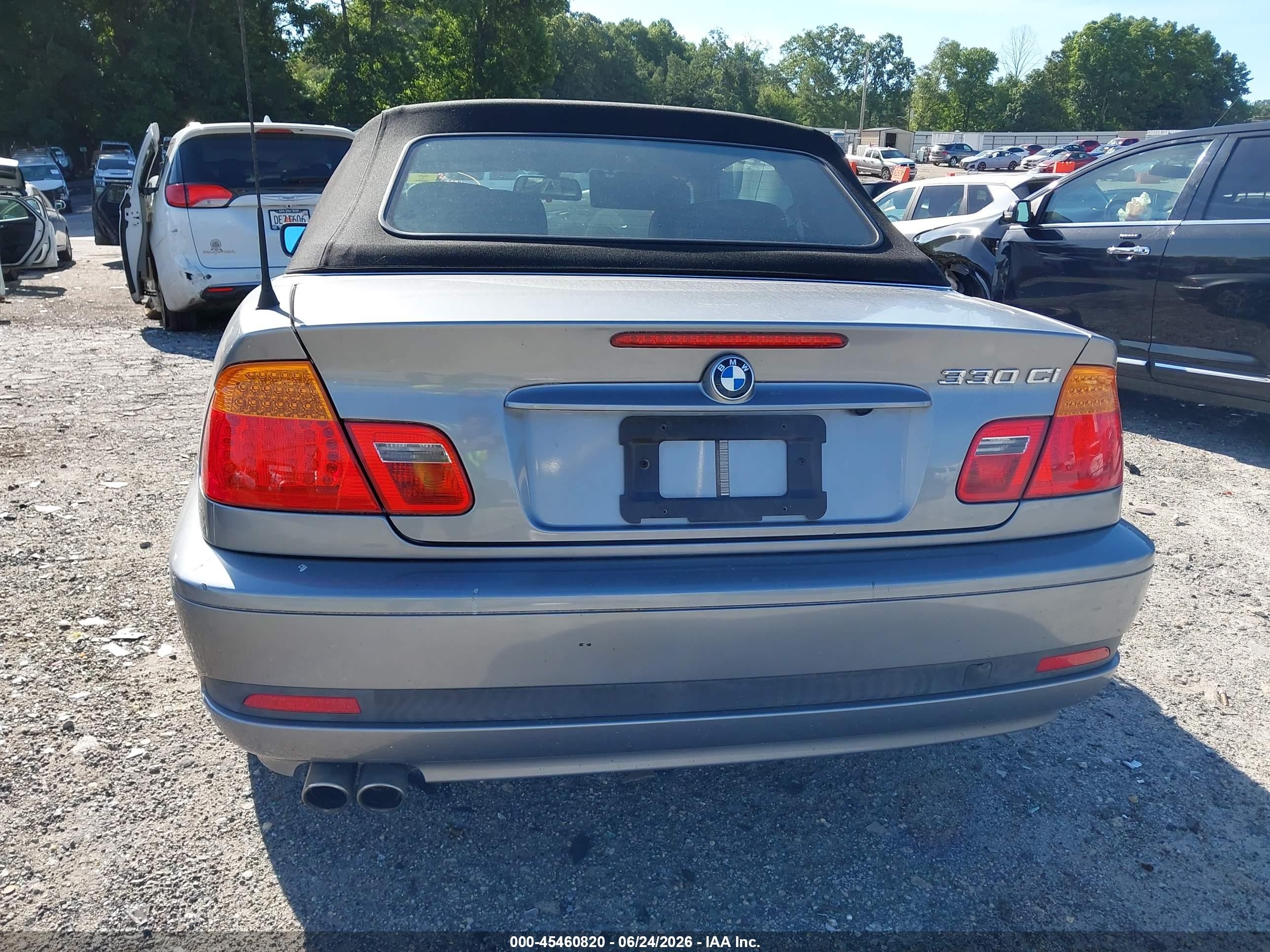 2004 Bmw 330ci   Black vin: WBABW534X4PL47879