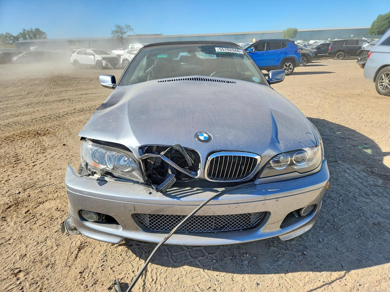 2005 Bmw 330 Ci Gray vin: WBABW534X5PL51853
