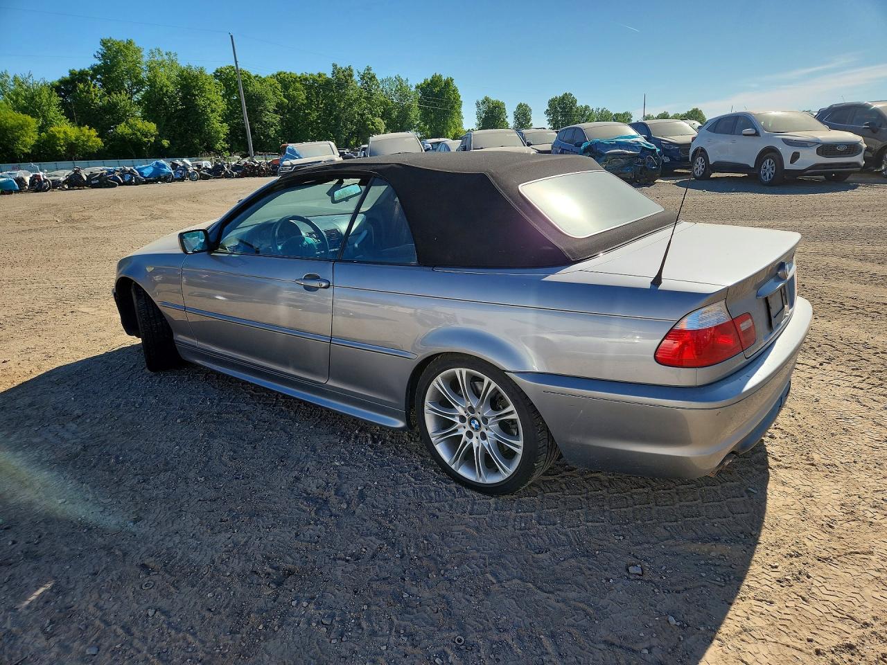 2005 Bmw 330 Ci Gray vin: WBABW534X5PL51853