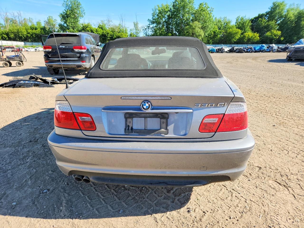 2005 Bmw 330 Ci Gray vin: WBABW534X5PL51853