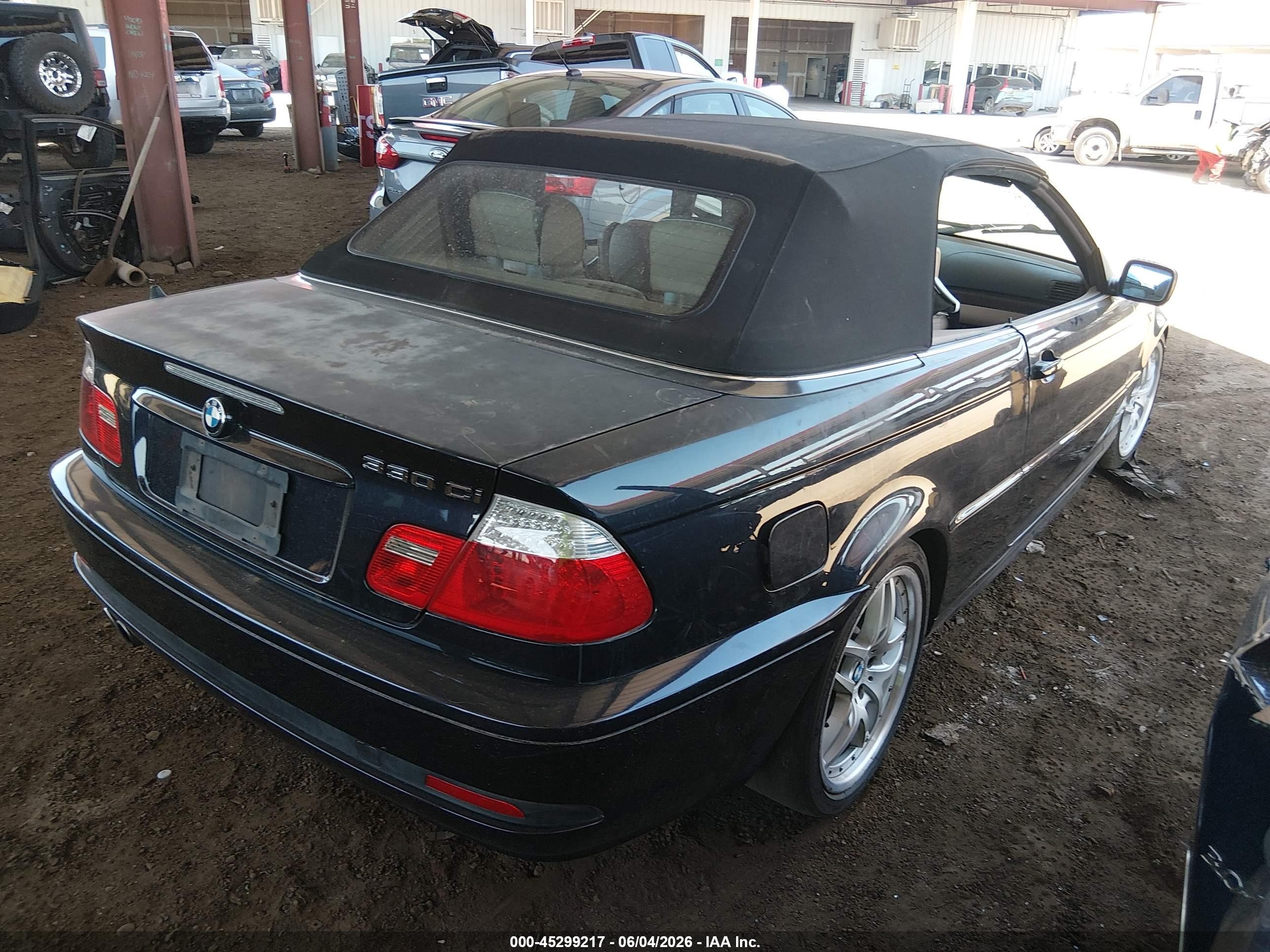 2005 Bmw 330ci Blue vin: WBABW534X5PL53442