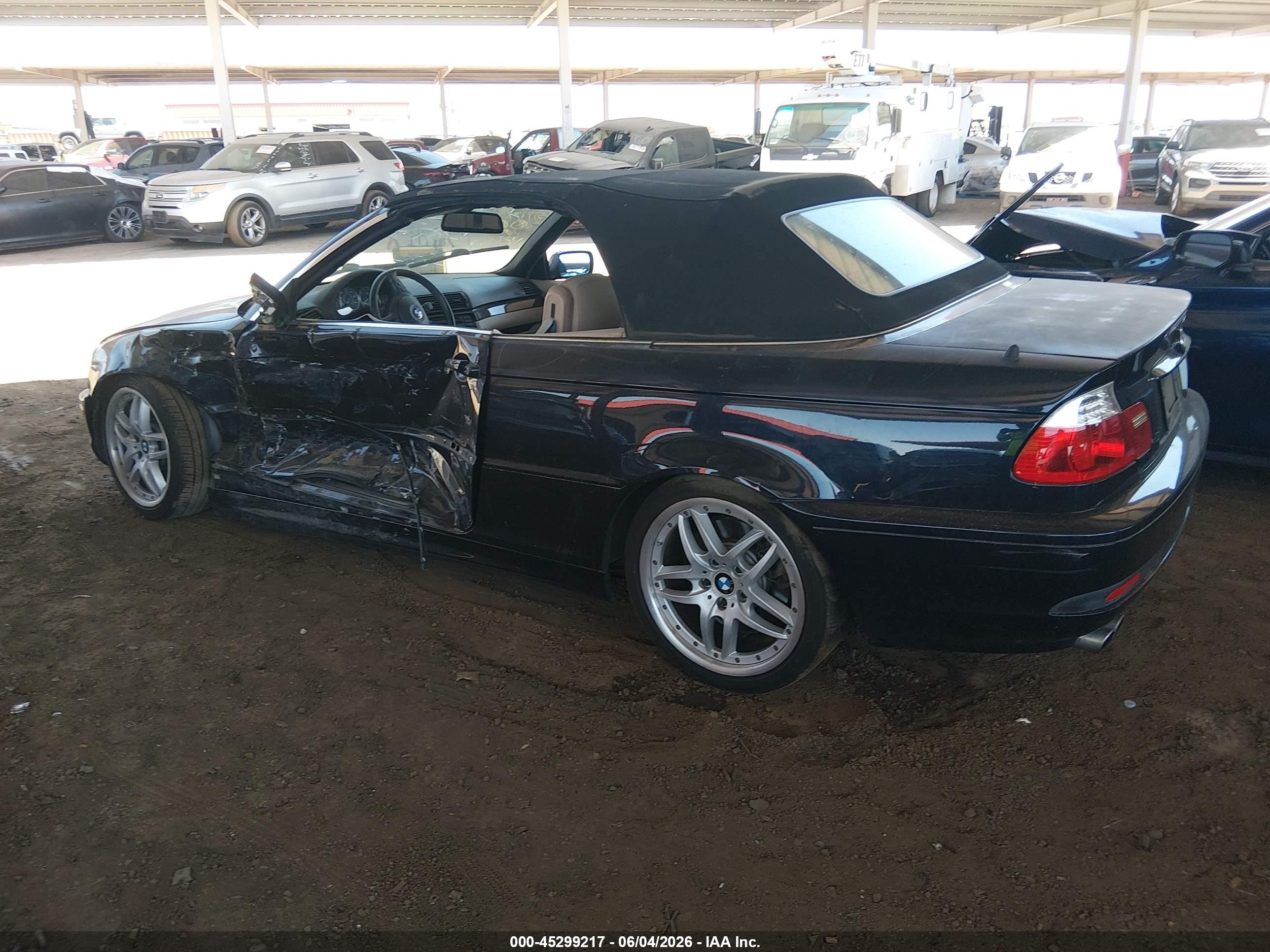 2005 Bmw 330ci Blue vin: WBABW534X5PL53442