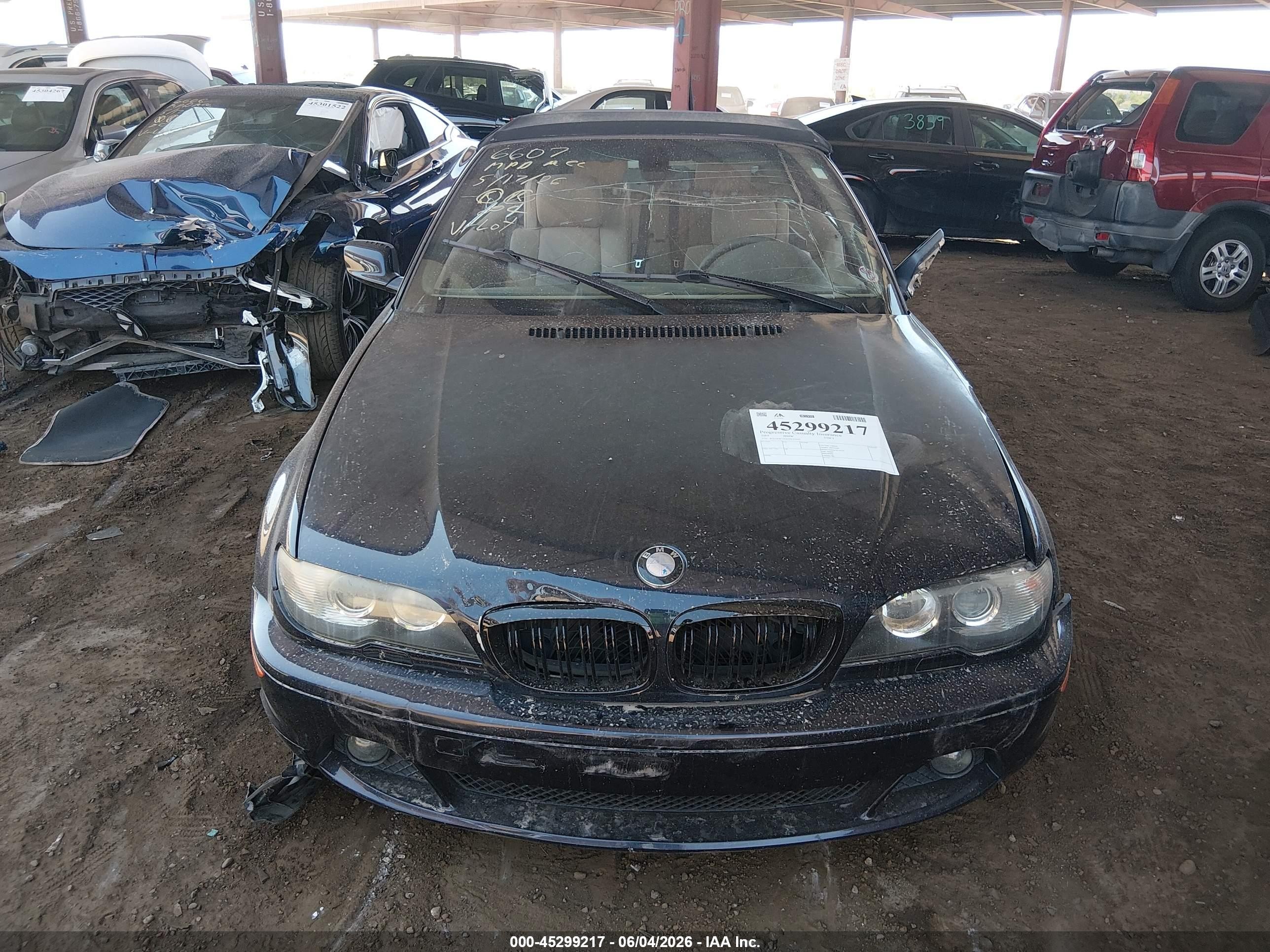 2005 Bmw 330ci Blue vin: WBABW534X5PL53442