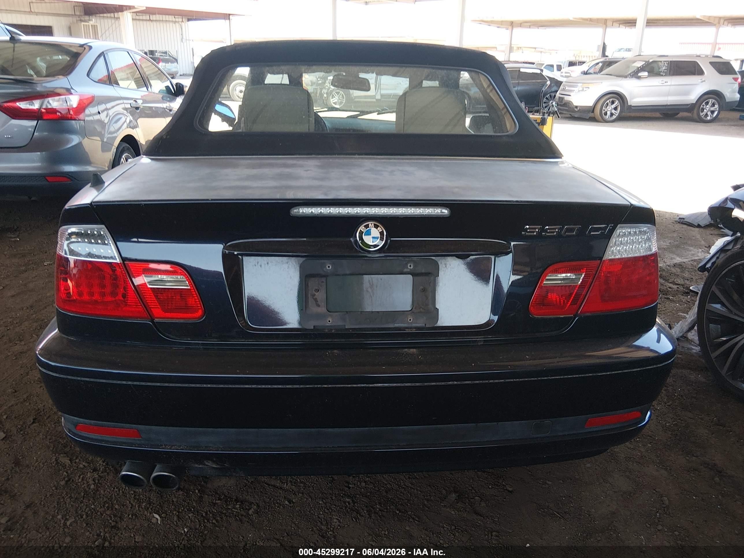 2005 Bmw 330ci Blue vin: WBABW534X5PL53442